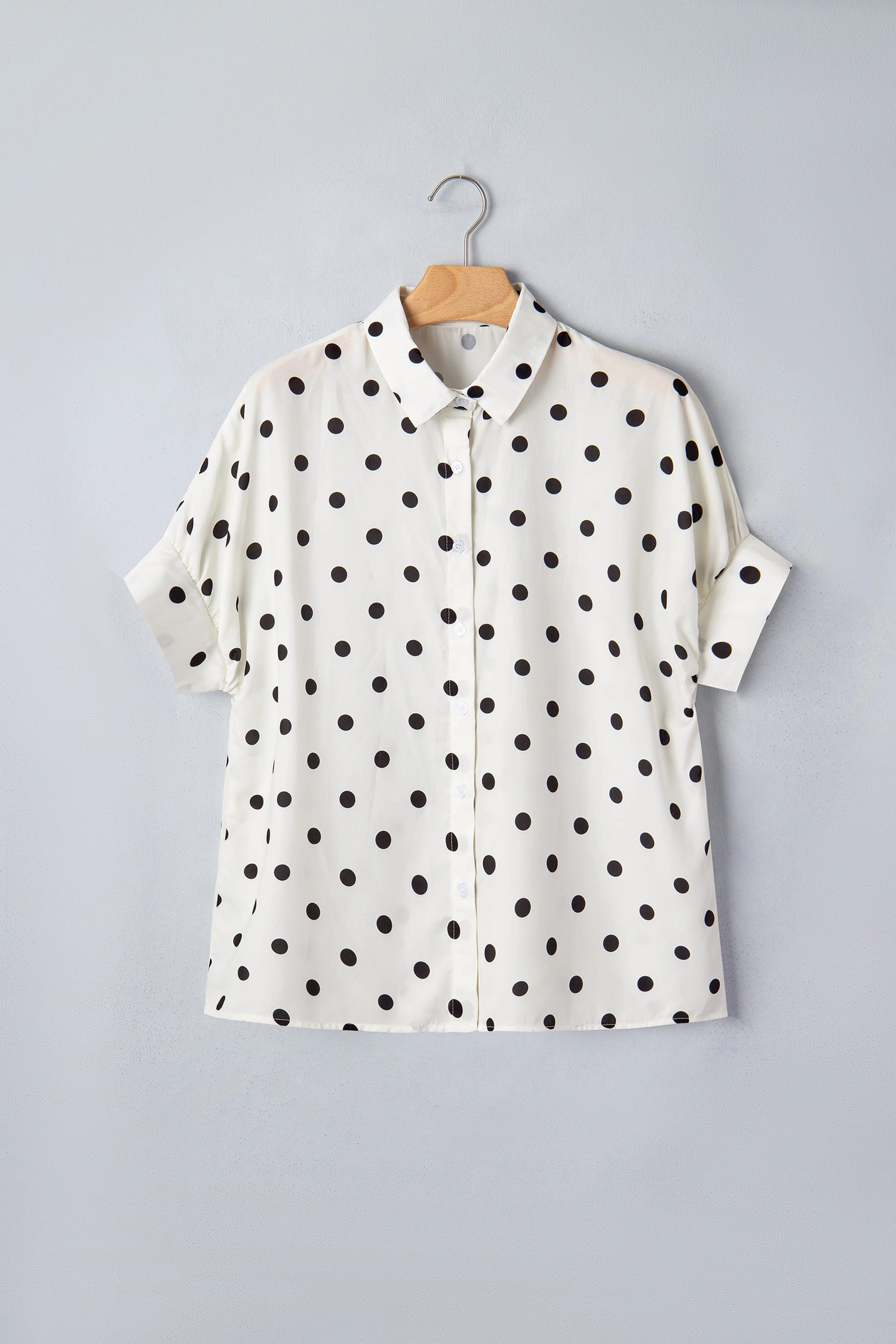 Threaded Pear Taylor Print Loose Dolman Shirt