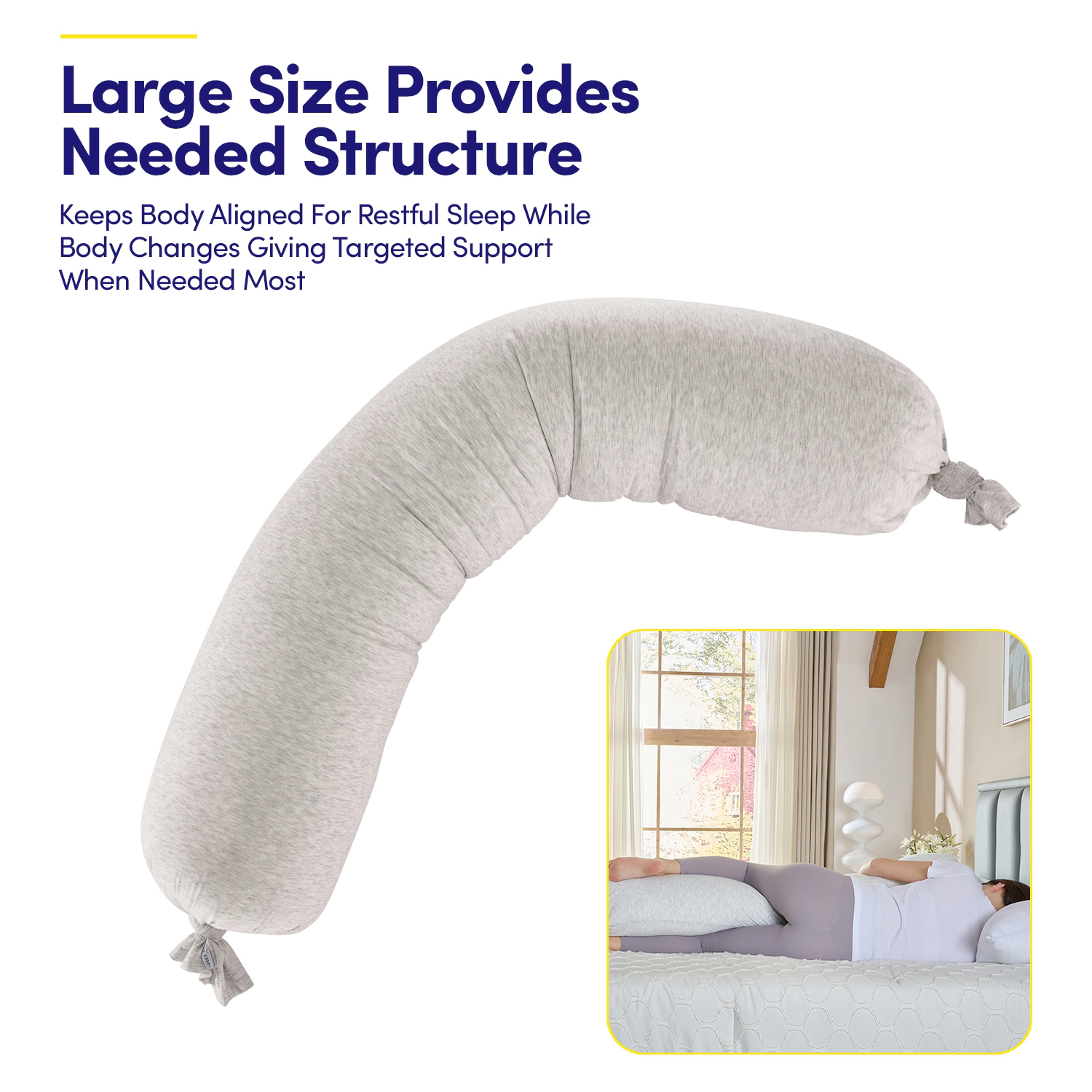 Sweet Home Collection Maternity Bean Filled Pillow