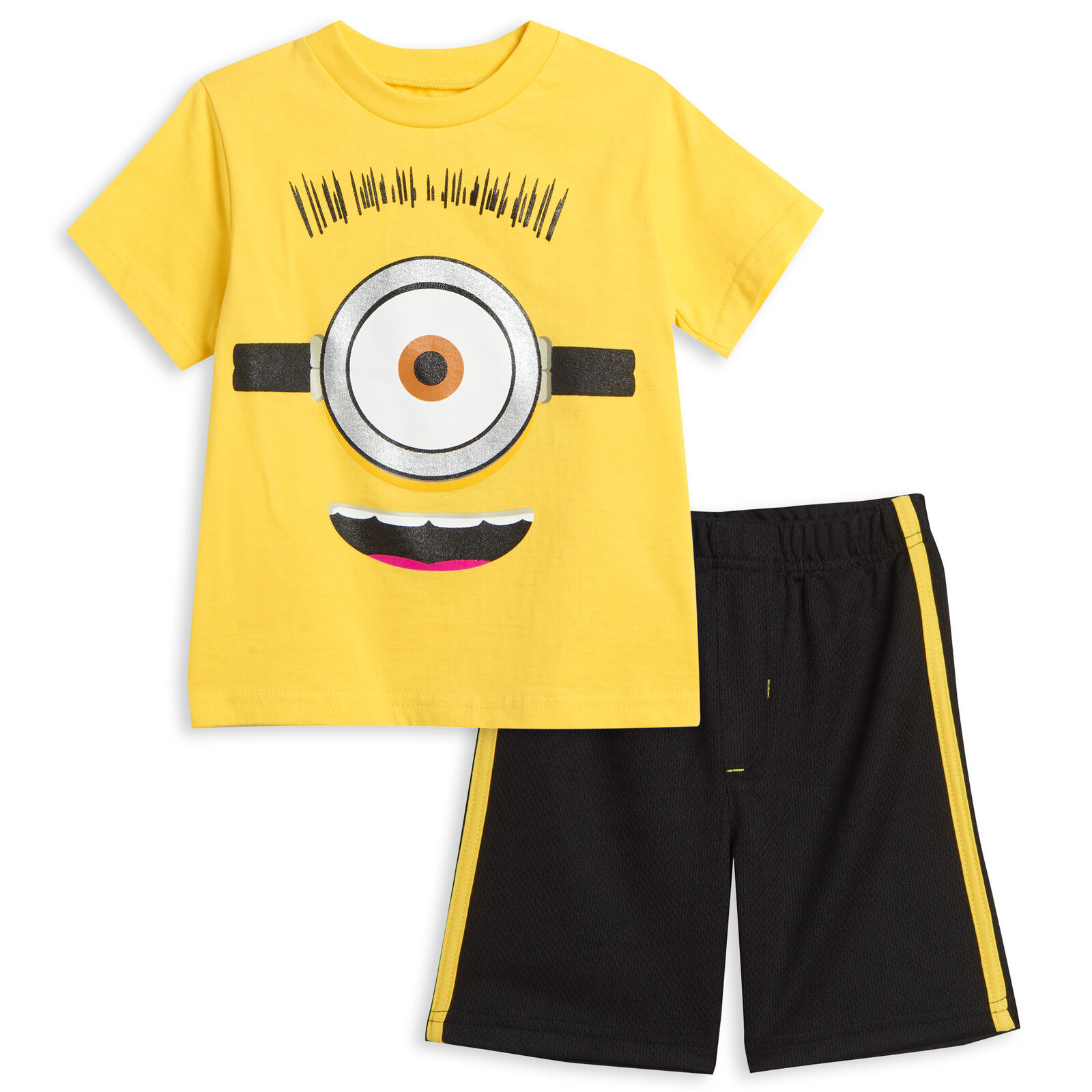 Despicable Me Minions Boys' Athletic 2-Piece T-Shirt and Shorts Set