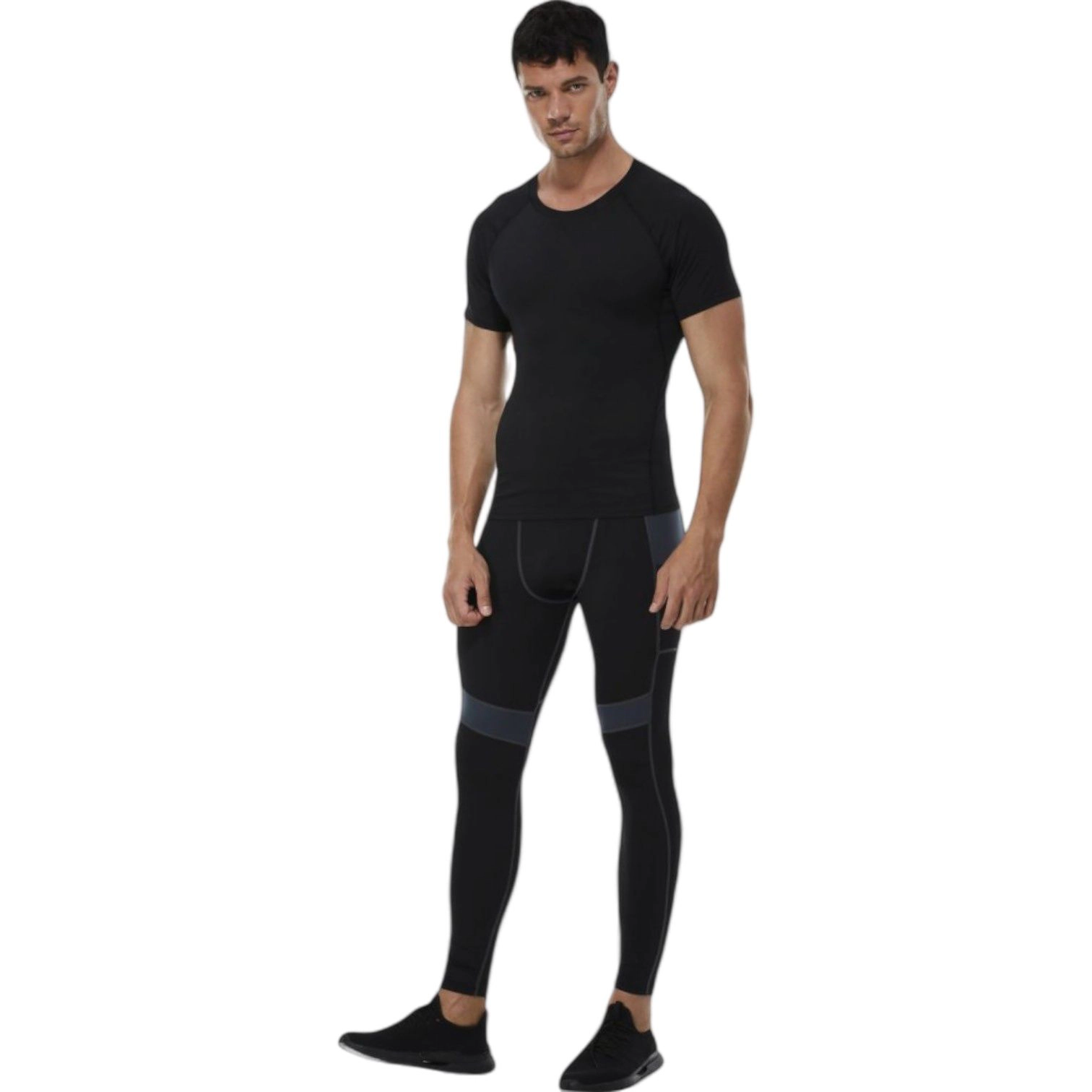 Anna-Kaci Mens Compression Short Sleeve Performance T-Shirt