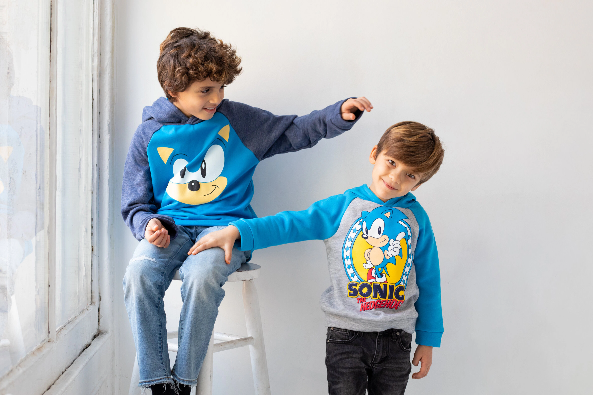 SEGA Sonic the Hedgehog Boys' Fleece Hoodie
