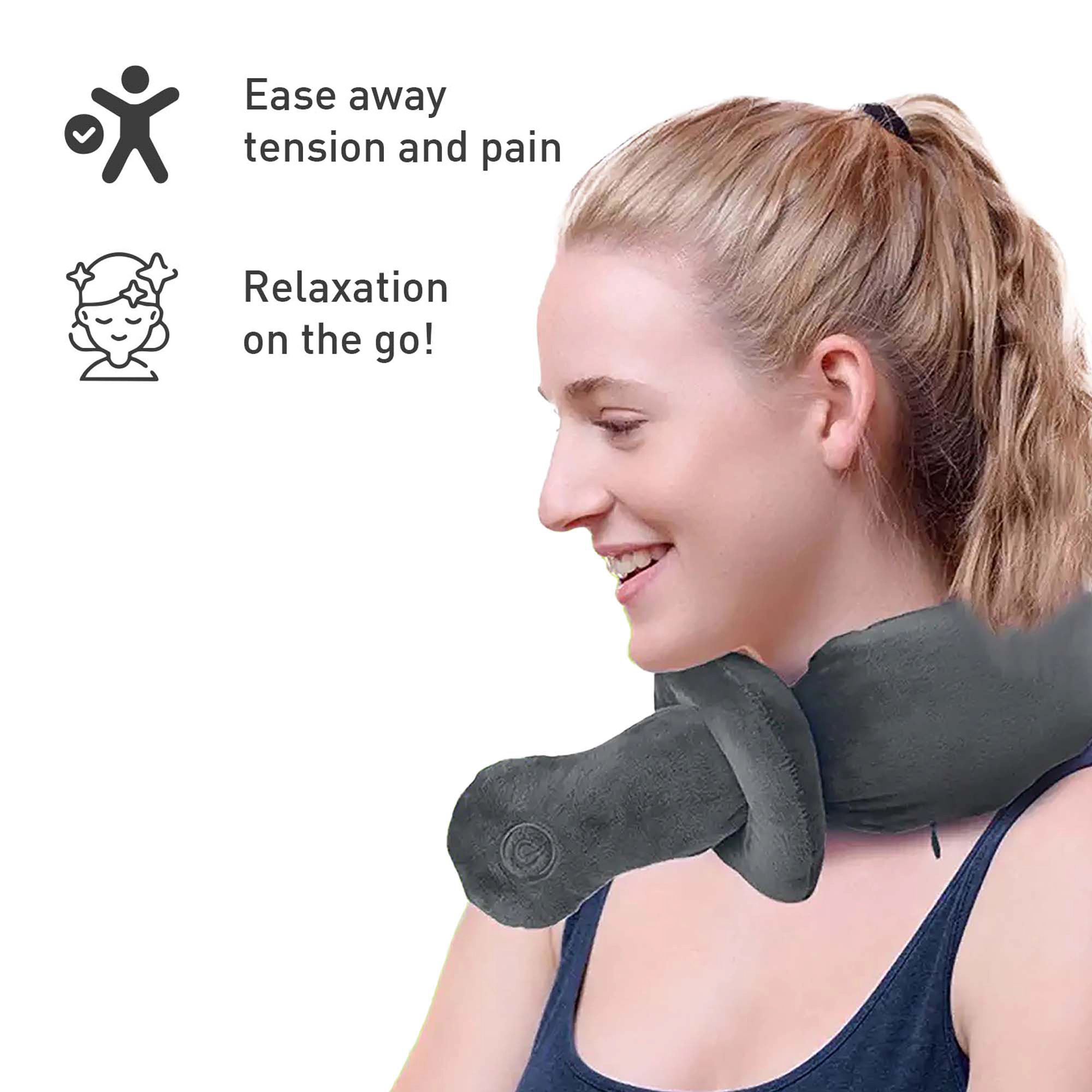 Pursonic Unisex Total Warmth & Comfort Bundle with Heated Blanket, Heating Pad & Massaging Wrap