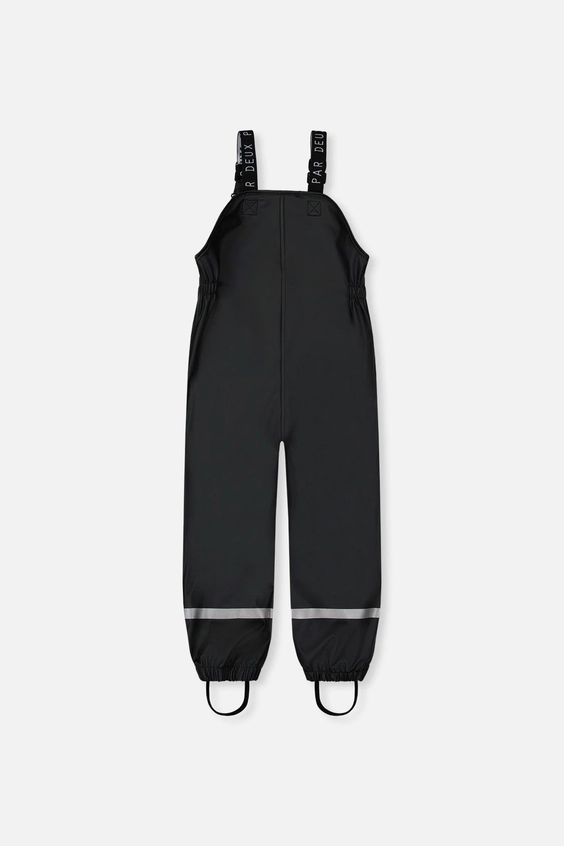 Deux par Unisex Adjustable Suspender Rain Overalls