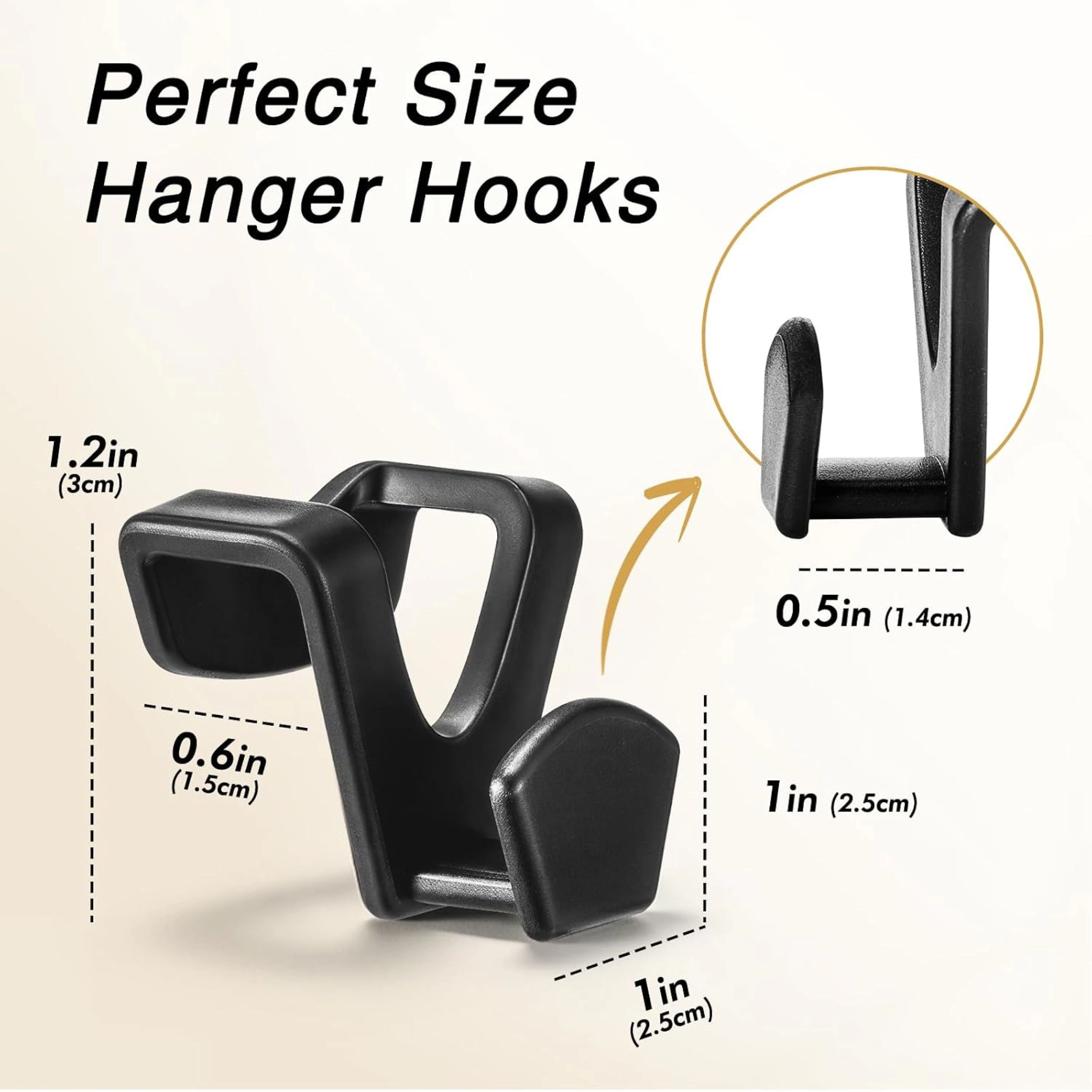 Stock Preferred Pack of 60 Space Saving Clothes Hanger Connector Hooks for Closet Organization