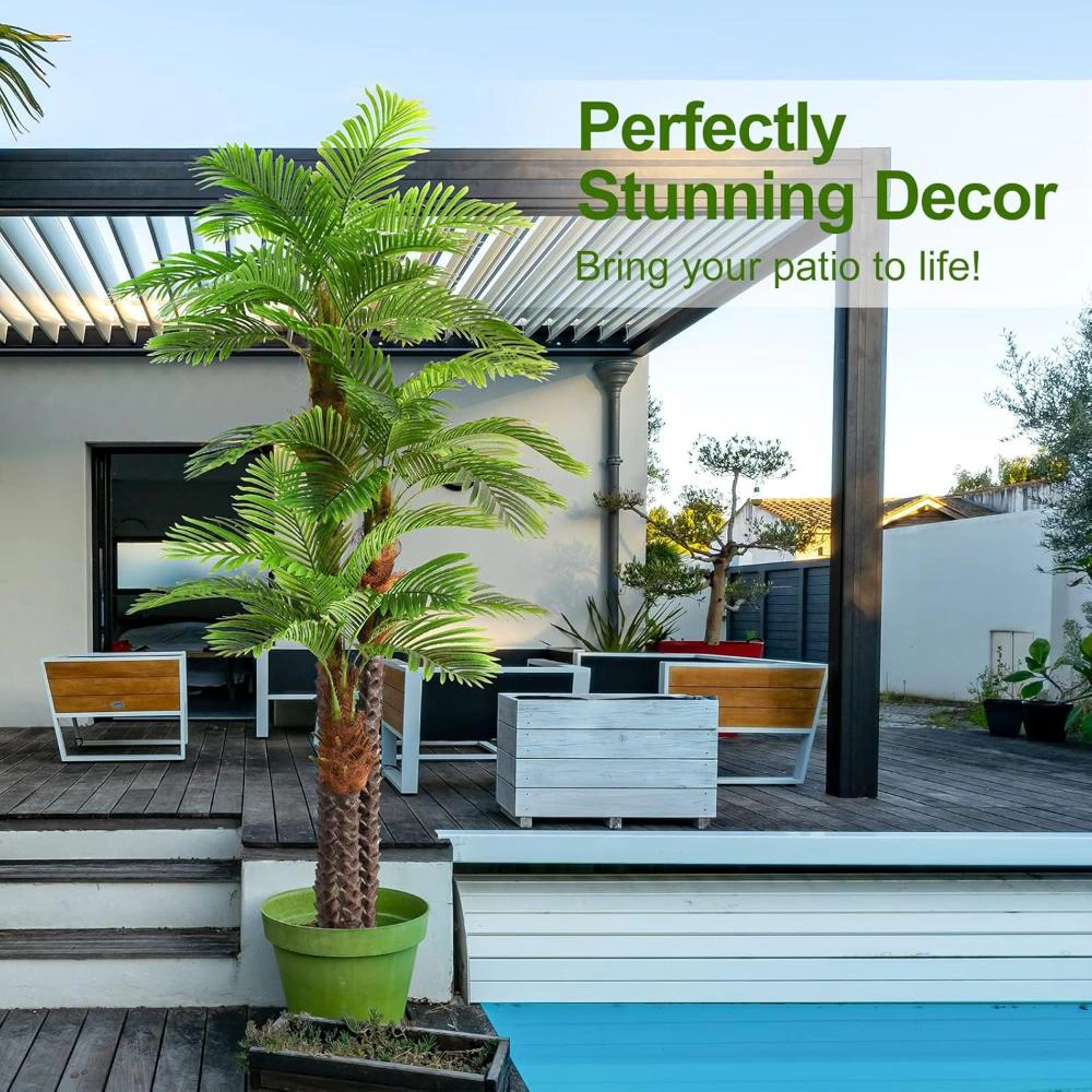 Majestic Crafters UV Resistant Triple Phoenix Palm Tree
