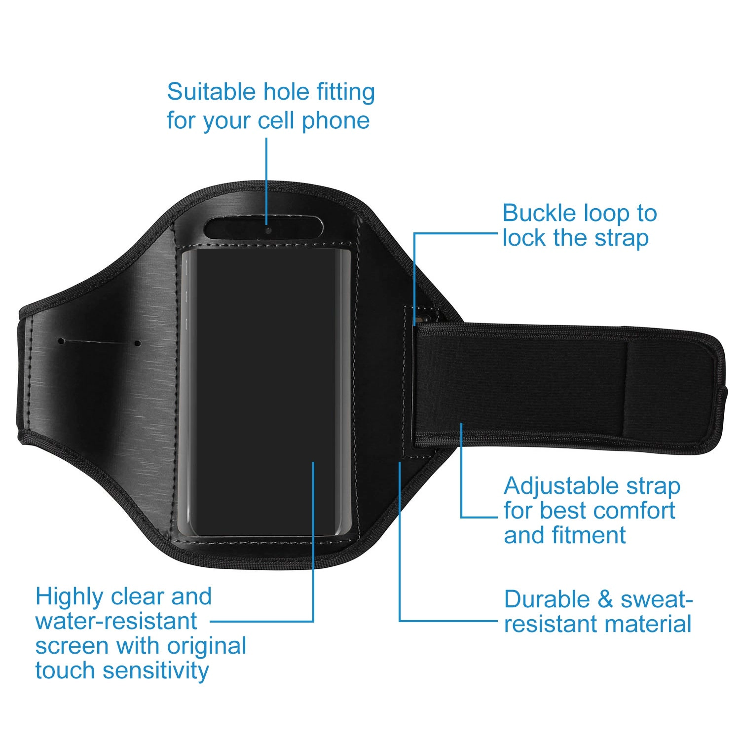 GBruno Adjustable Phone Armband Case