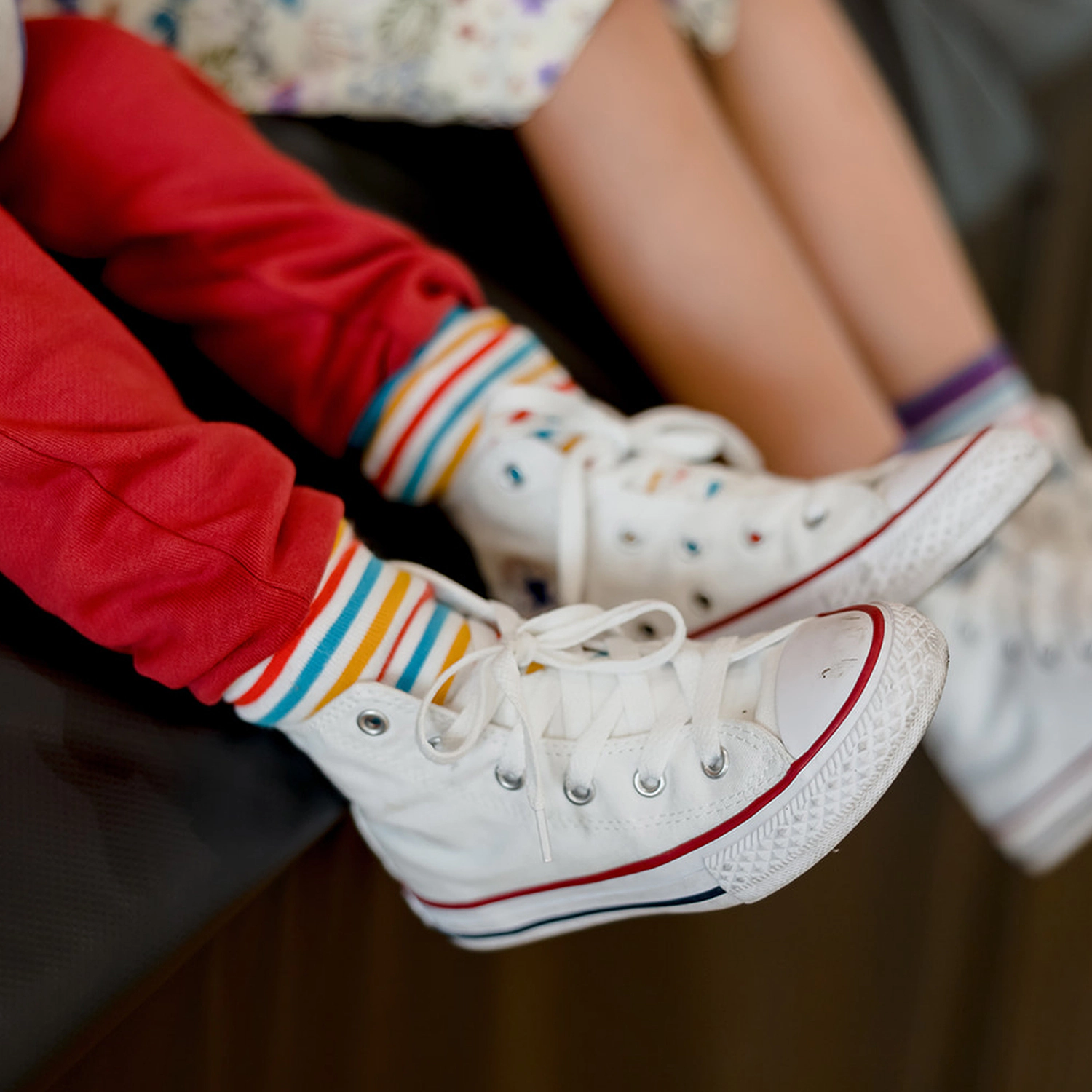 Mightly Organic Cotton Kids Crew Socks 5-pack