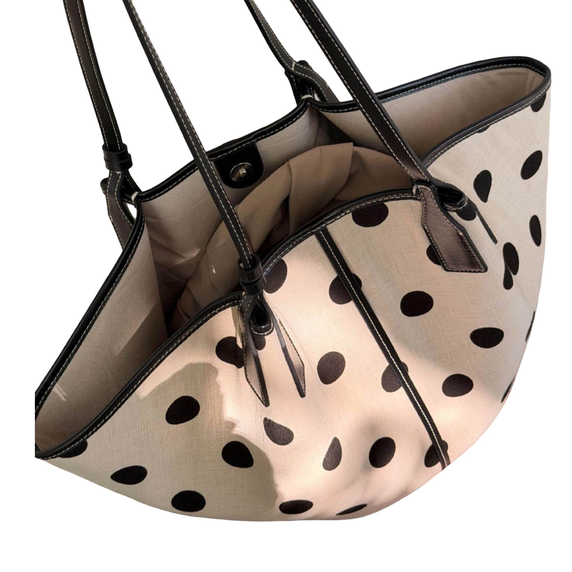 Alilang Women's Linen Tote Bag Magnetic Snap Closure for Everyday Use