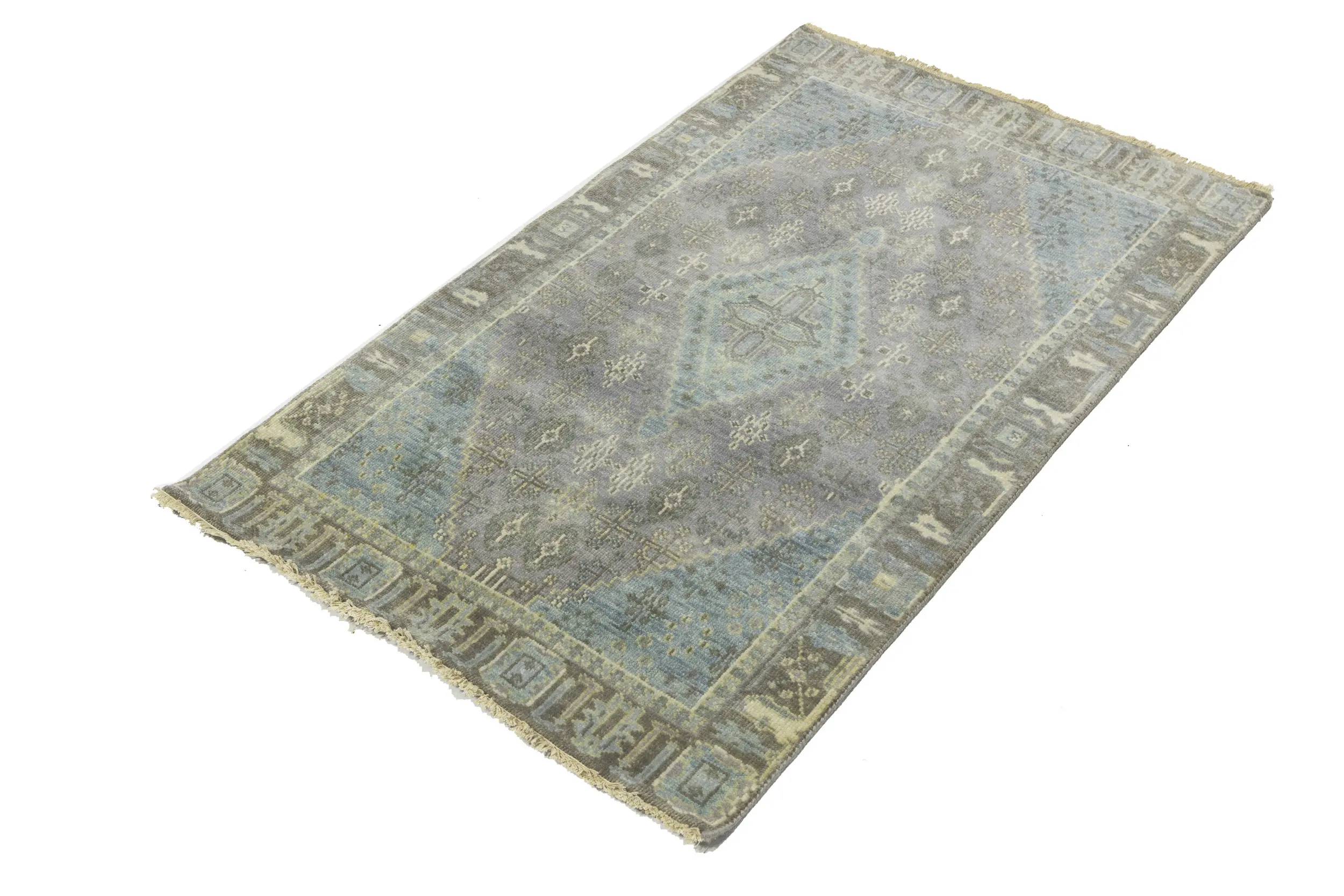 Magic Rugs Muted Taupe Tribal 3X5 Indo-Joshaghan Oriental Rug