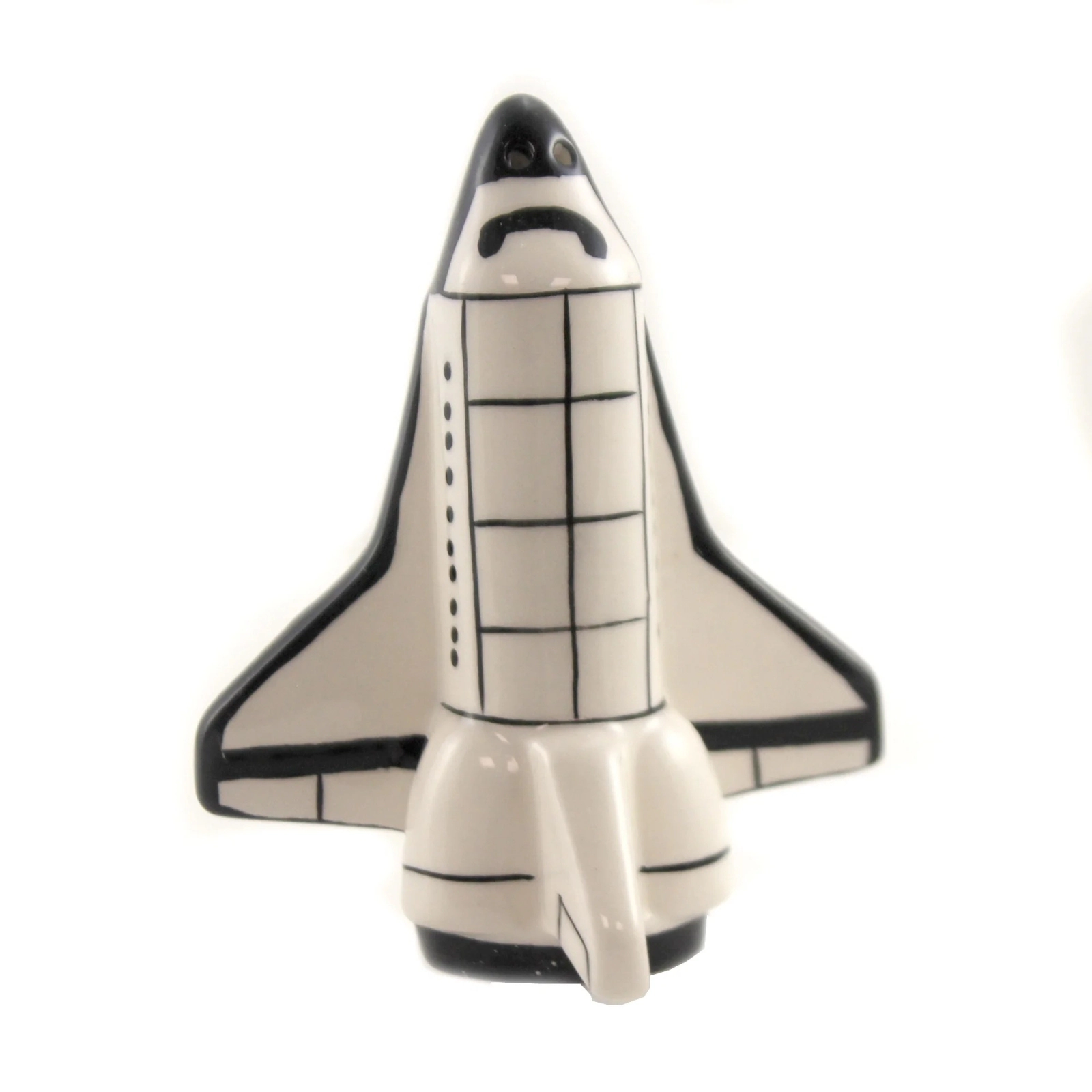 Pacific Giftware Space Shuttle Attractives Ceramic Magnetic Salt Pepper Shaker