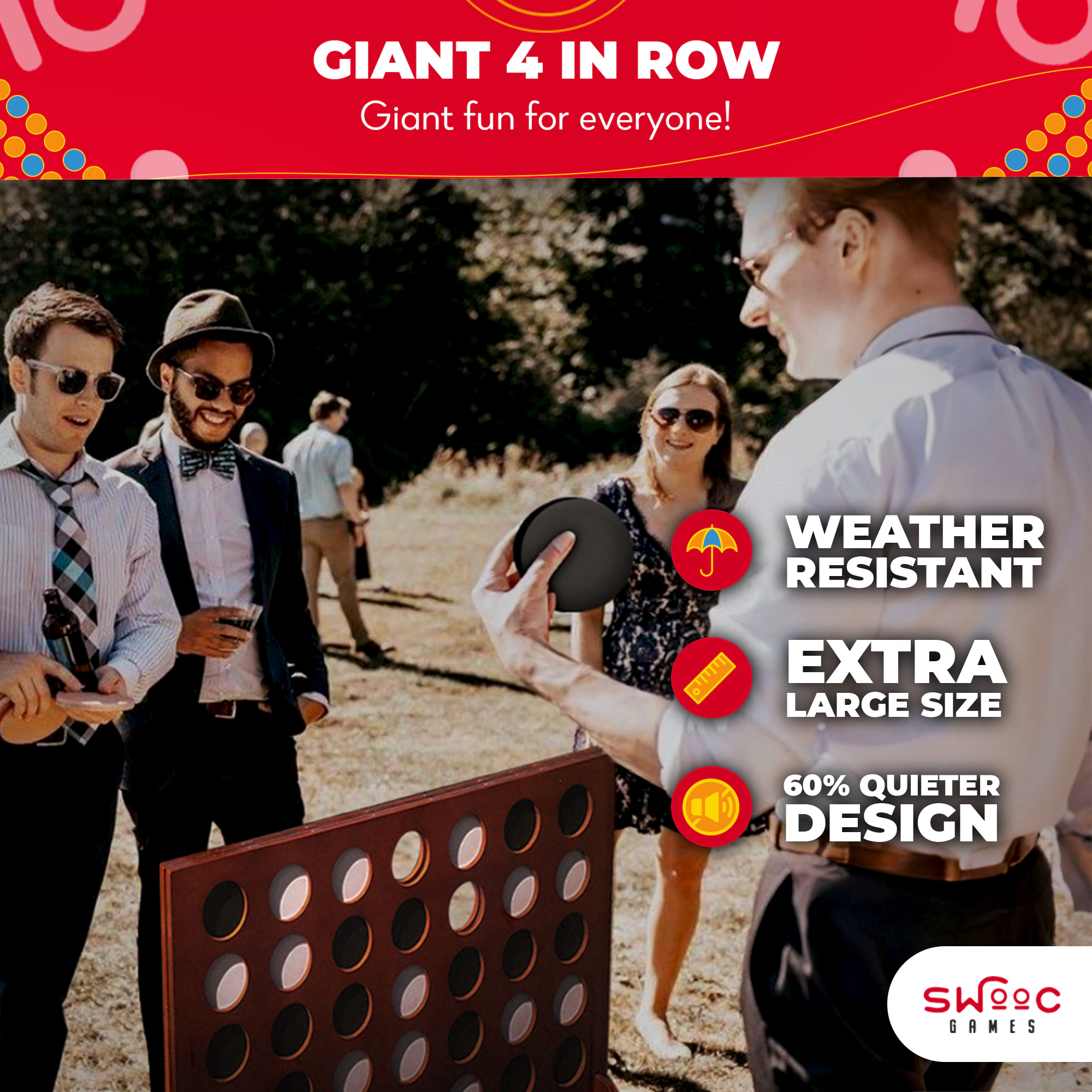 Swooc Games | Giant Four in a Row
