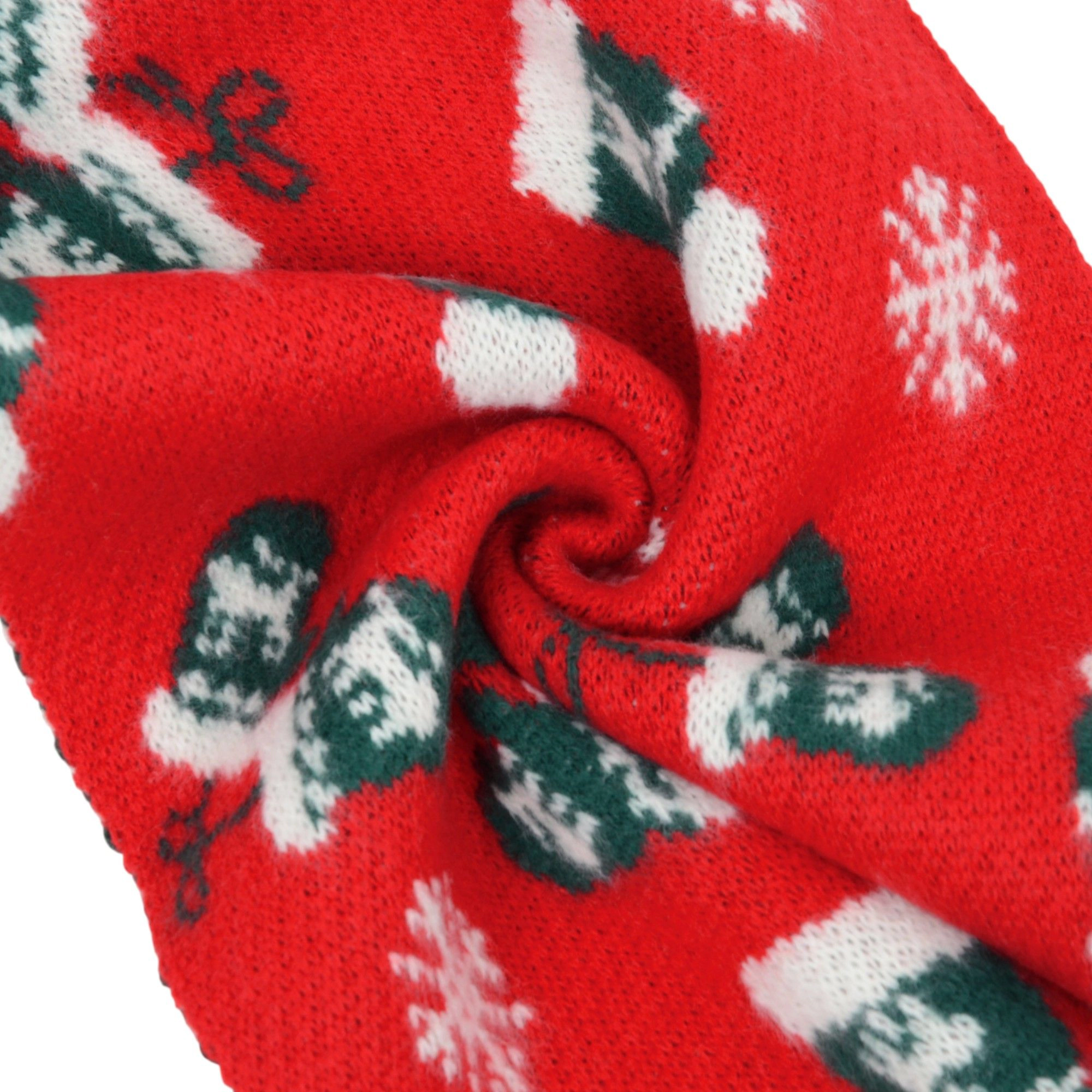 Anna-Kaci Women's Holiday Reindeer Snowflake Knit Winter Scarf 66 x 12 in