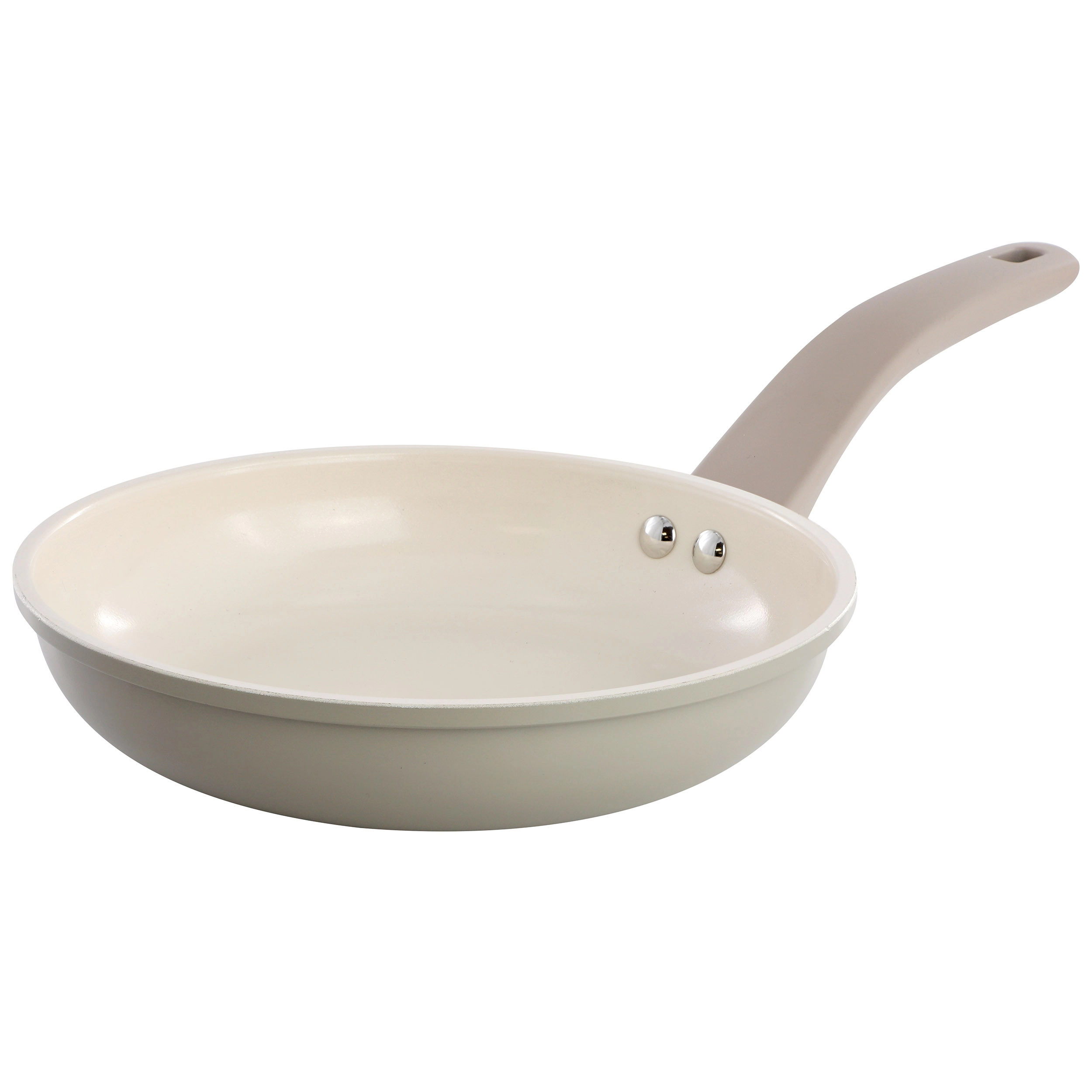 Oster Sutterville Choice Inch Ceramic Nonstick Frying Pan in Beige
