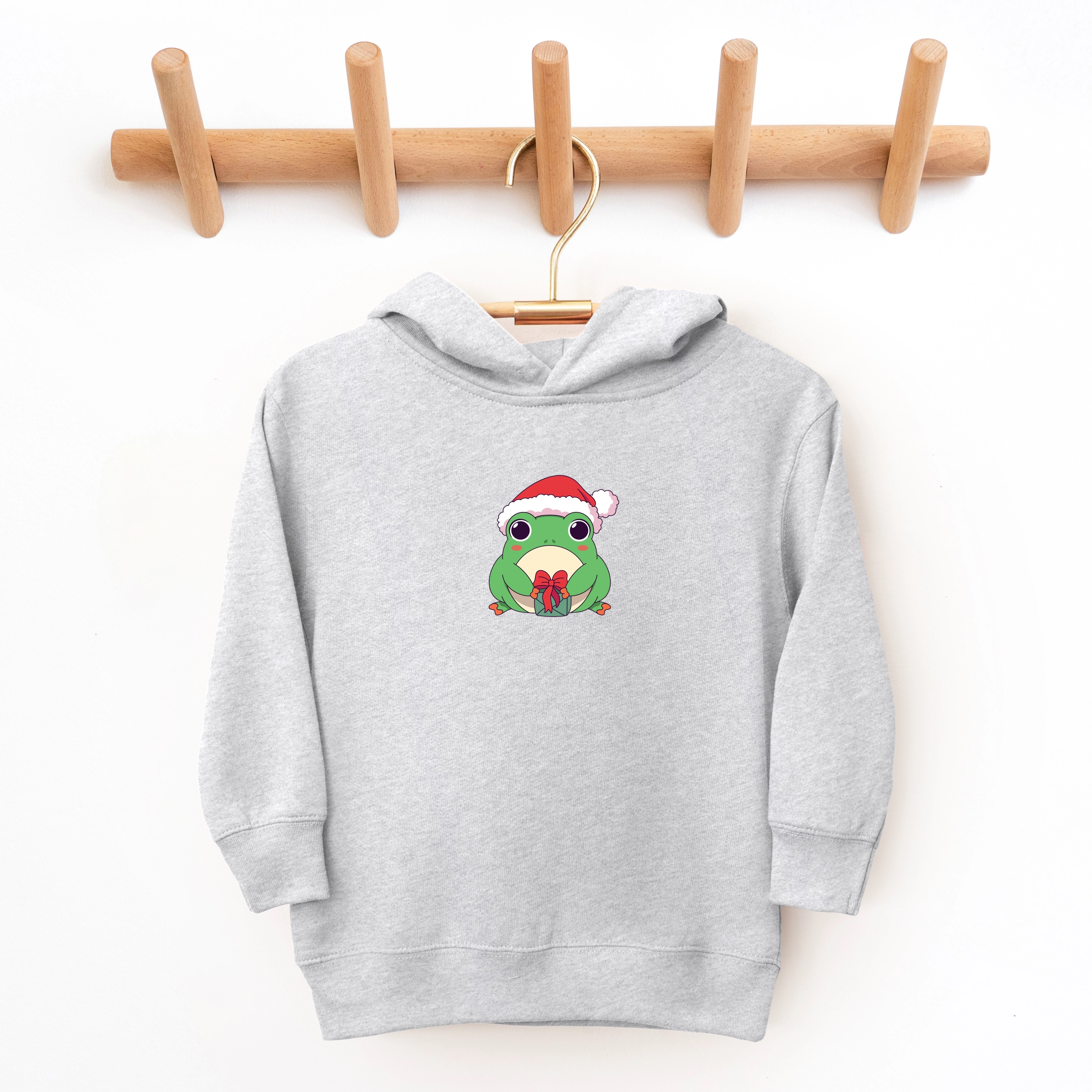 The Juniper Shop - Toddler Hoodie Christmas Frog