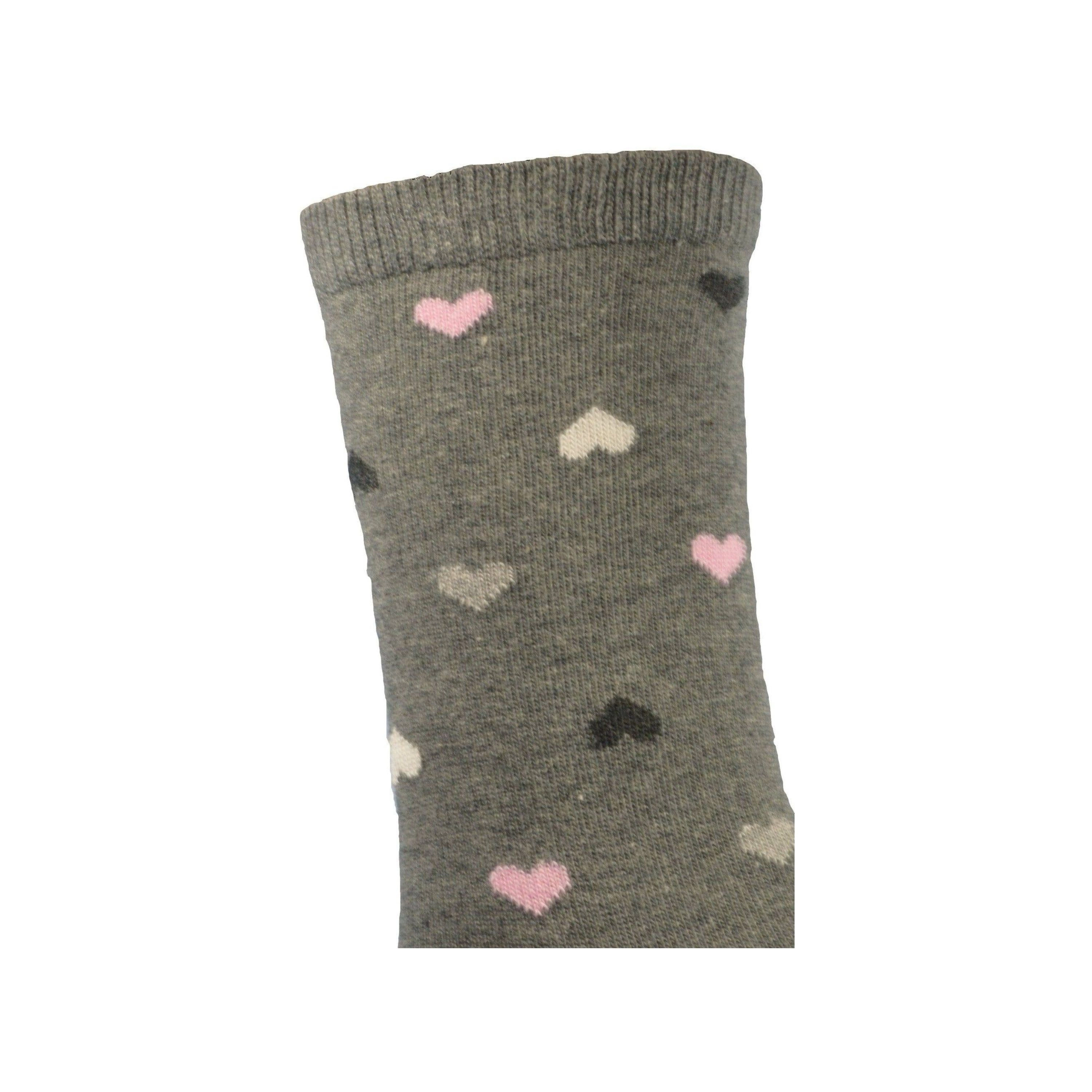 Wear Sierra Women's Colorful Heart Pattern Crew Socks