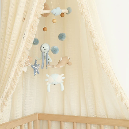 Crane Baby Kendi Macrame Nursery Canopy, Color: Cream - JCPenney