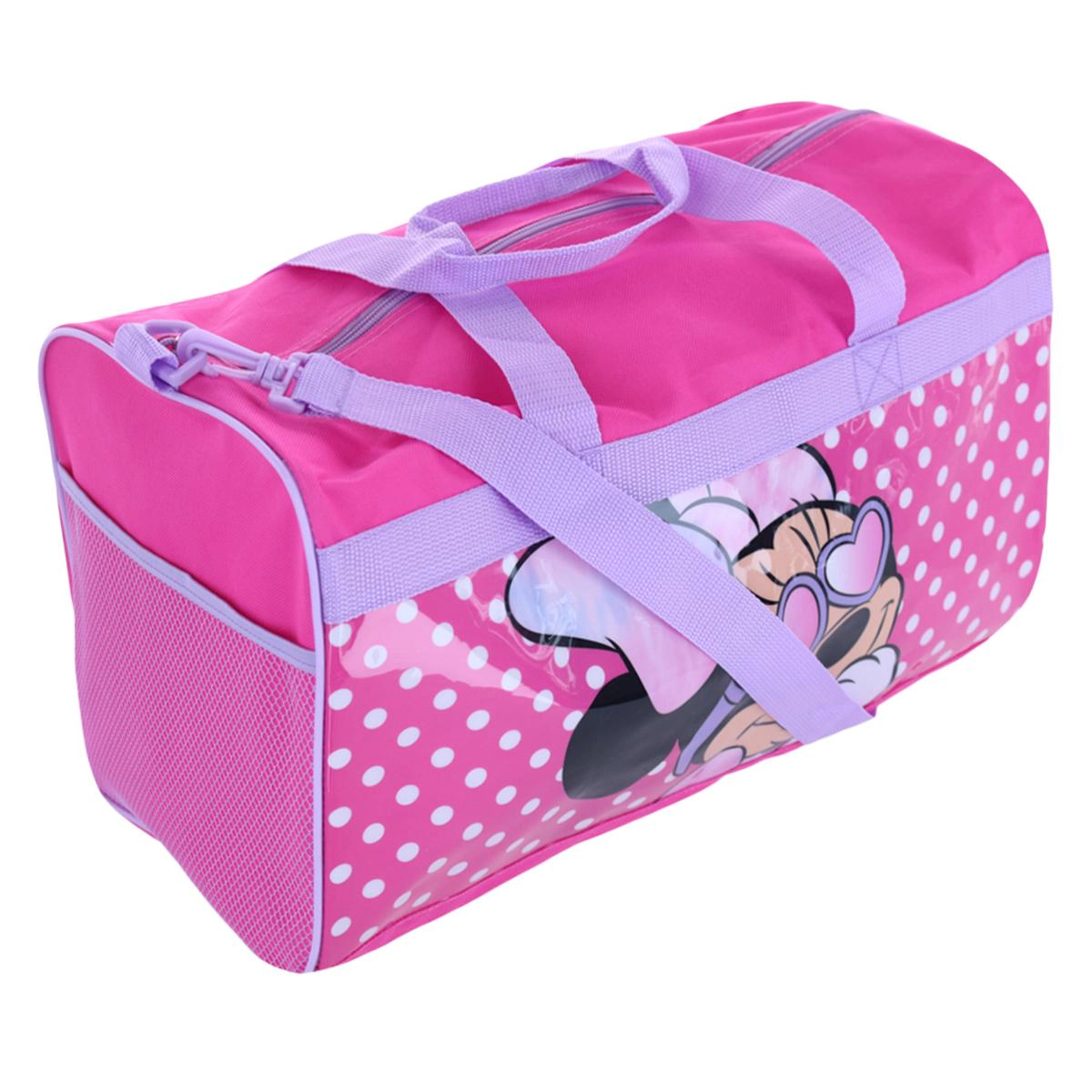 U.P.D., INC Girls Minnie Mouse Polka Dot Duffle Bag