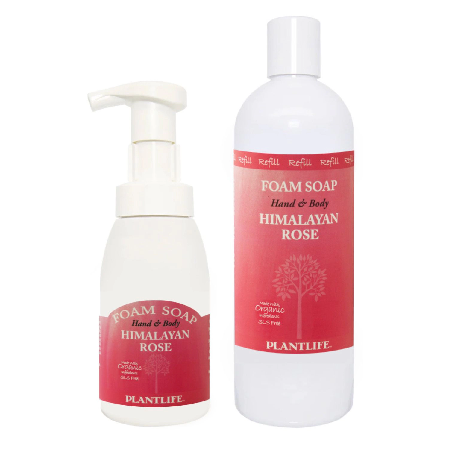 Plantlife Himalayan Rose Hand & Body Foam Soap Refill