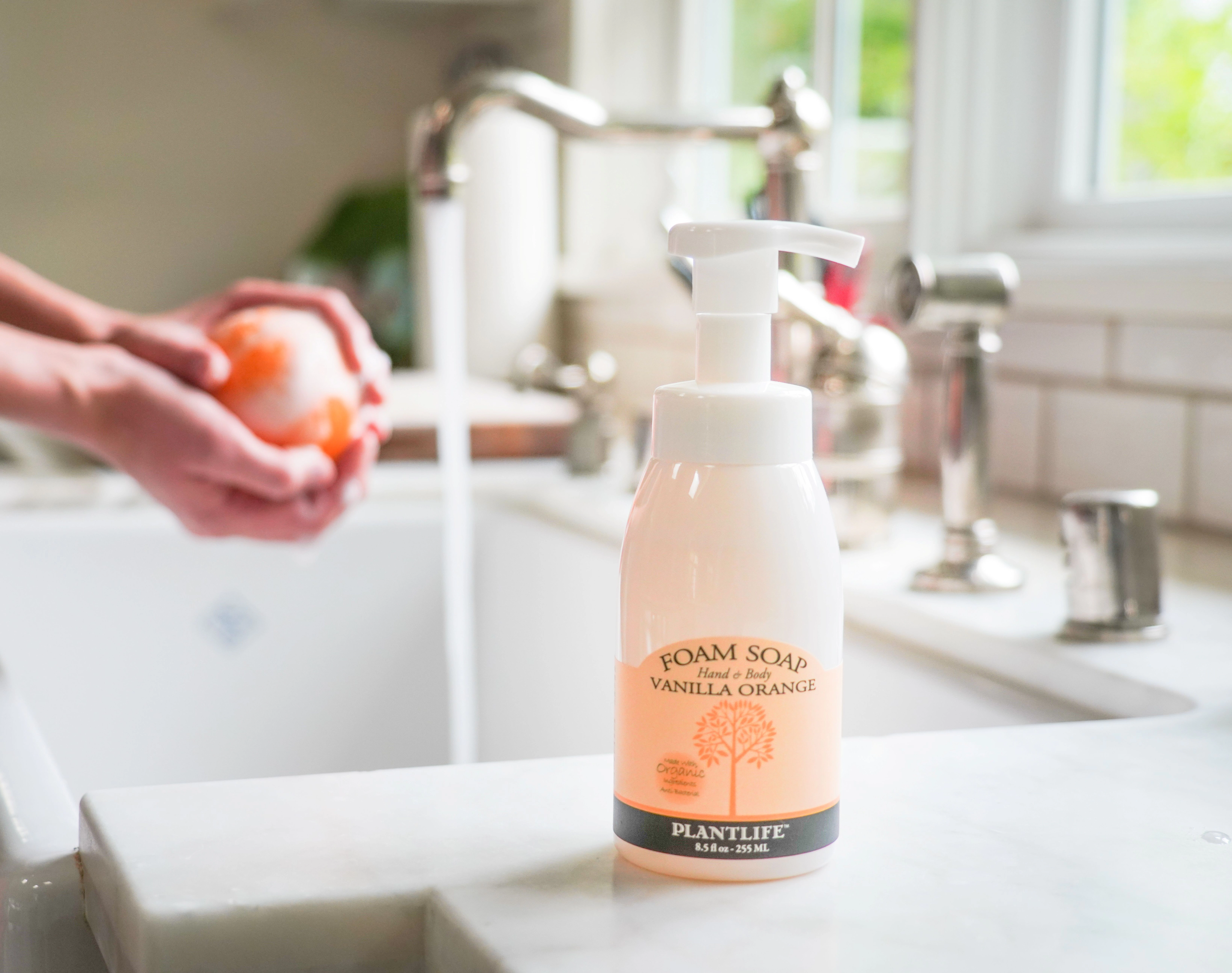 Plantlife Vanilla Orange Hand & Body Foam Soap