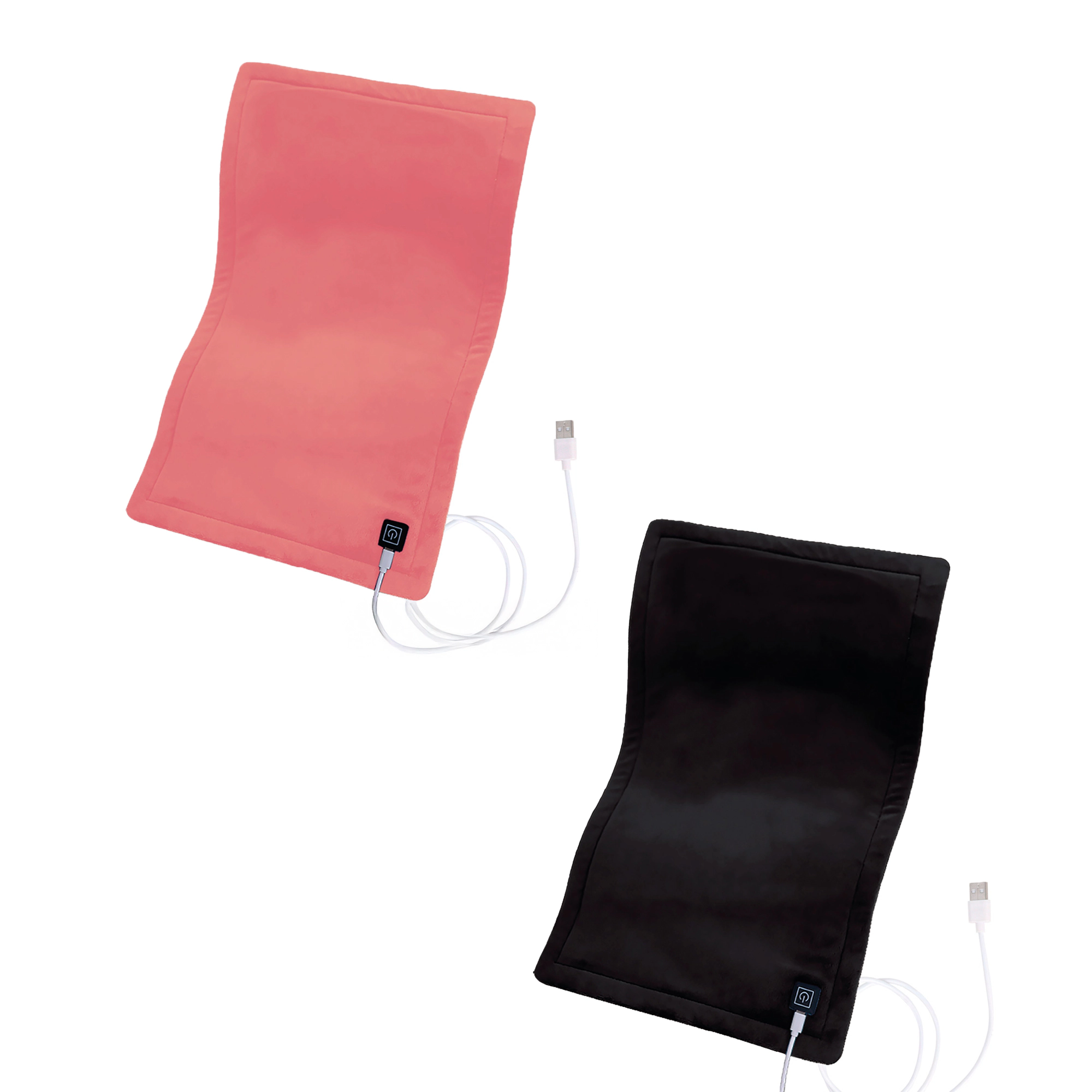 Pursonic Unisex Extra Large Soft Microplush Heating Pad Comfort Bundle with Electric Therapy Pads Set