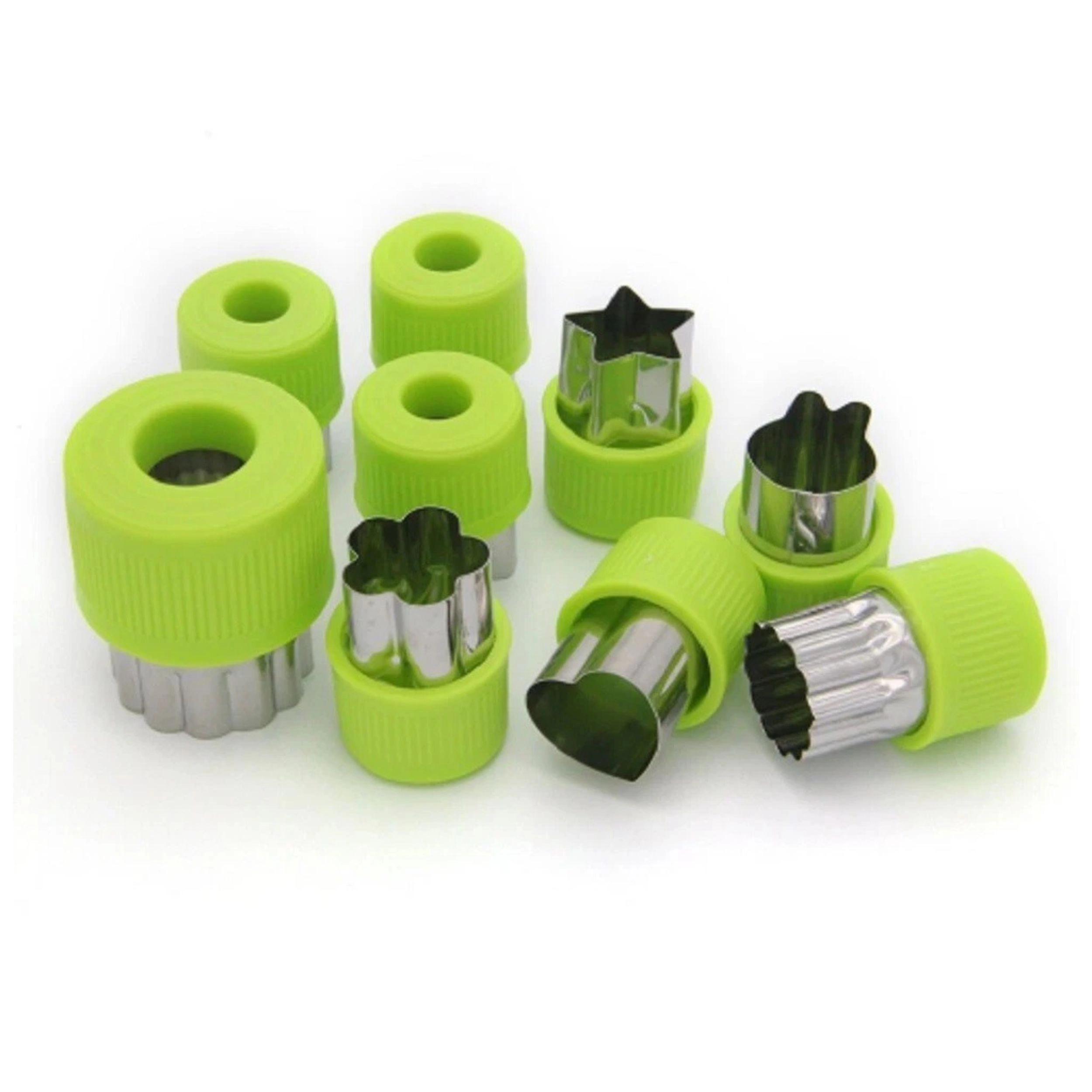 Home Collection 9-Piece Stainless Steel Fruit & Vegetable Cutter Shape Mold Set