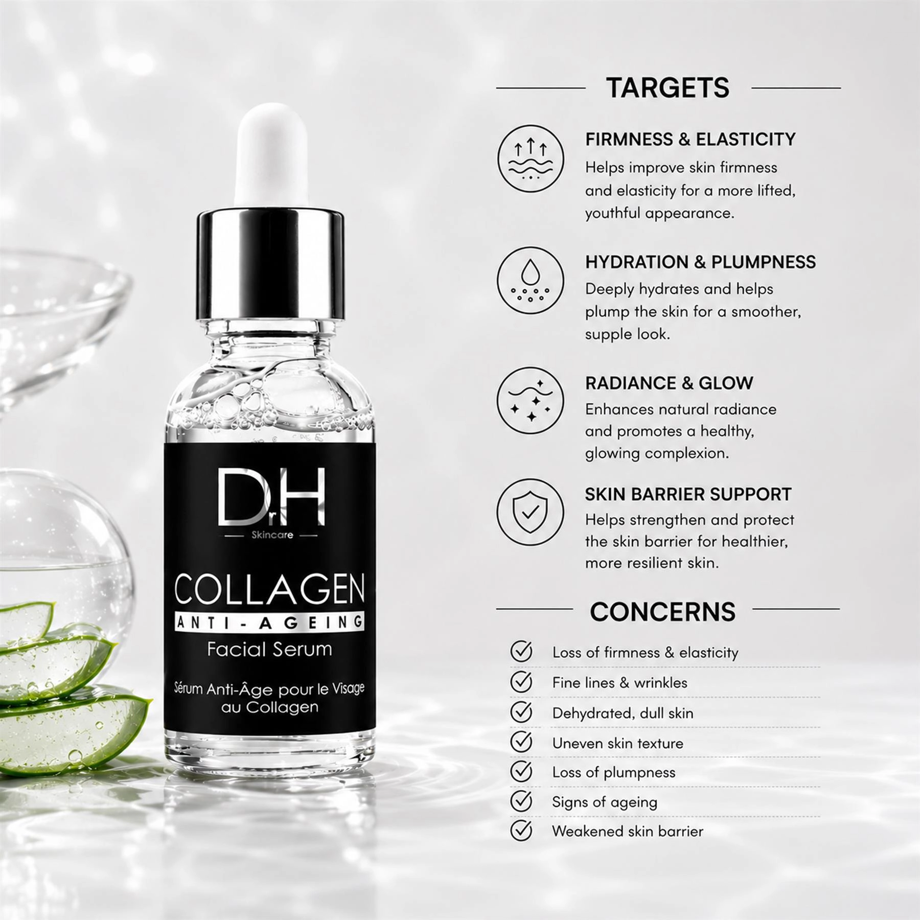 Dr H Anti-Ageing Collagen Facial Serum 30ml