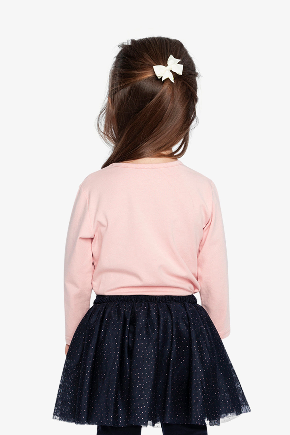 Deux par Girls Angel Graphic Organic Cotton Long Sleeve T-Shirt