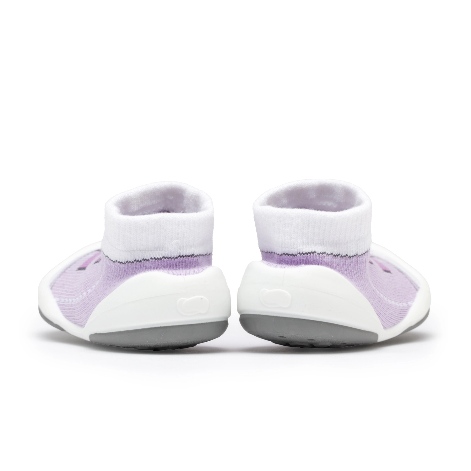 Komuello Toddler Girl First Walk Sock Shoes Walker - Violet