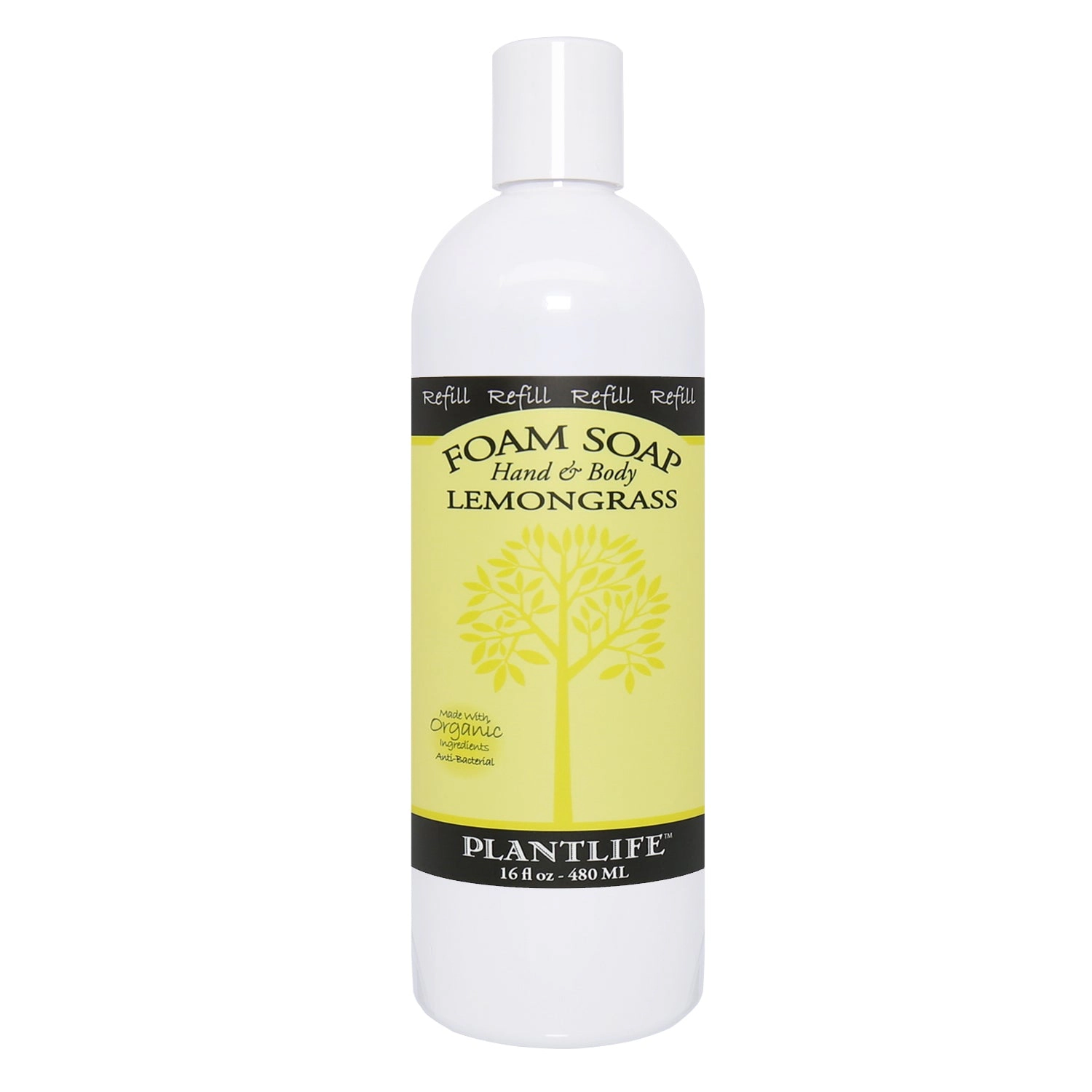 Plantlife Lemongrass Hand & Body Foam Soap Refill