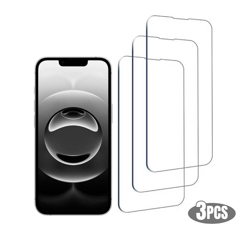 Qixxronics 3-Pack for iPhone 17e Screen Protector Bubble Free Anti-Scratch Anti-Fingerprint Tempered Glass