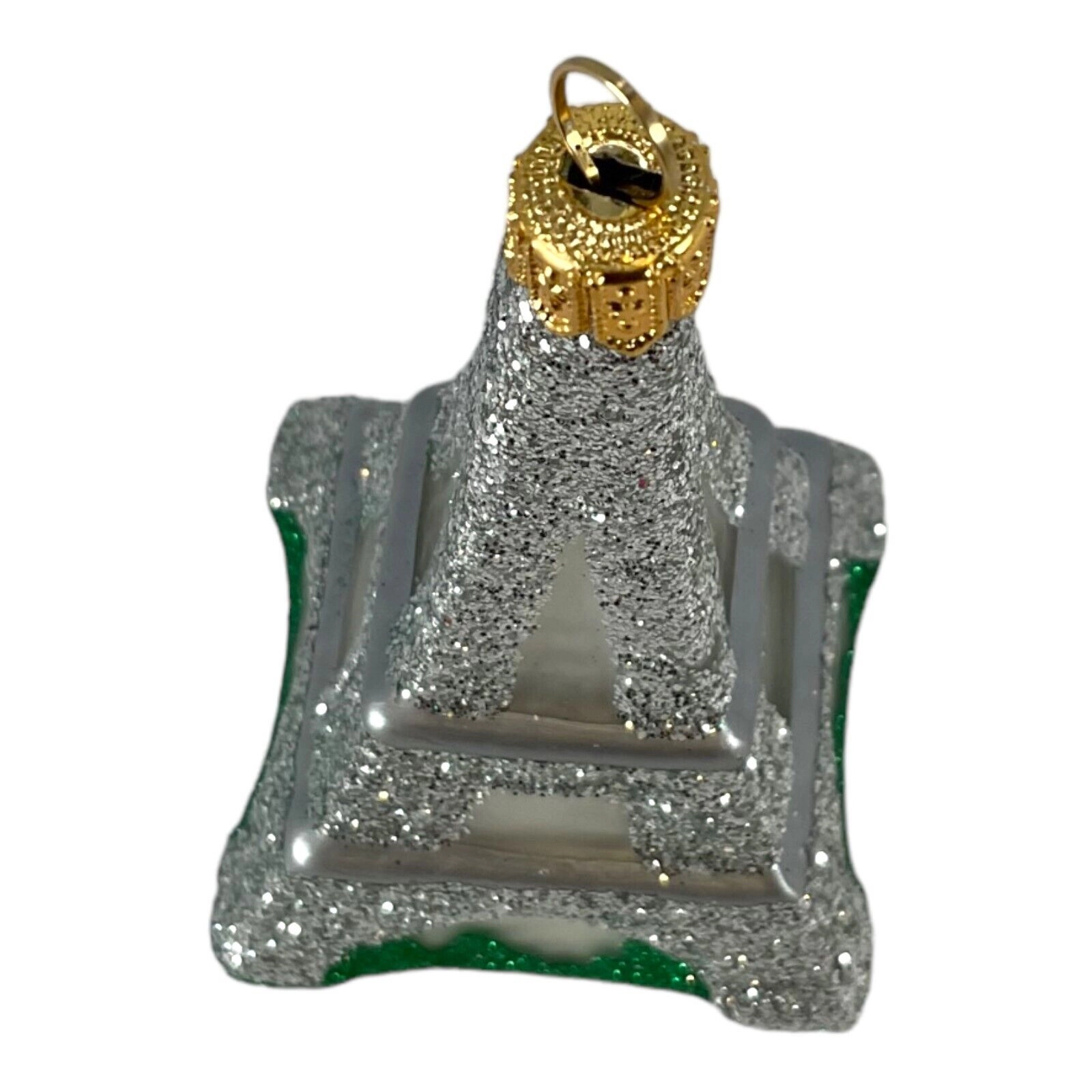 Pinnacle Peak Trading Company Eiffel Tower Paris France Mini Polish Glass Christmas Ornament Decoration 3 inch