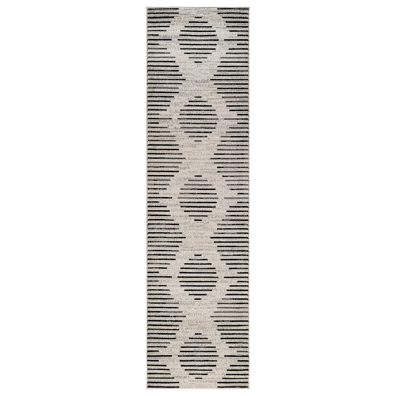 World Rug Gallery Contemporary Abstract Area Rug for Living Room, Bedroom, or Entryway – Low Pile