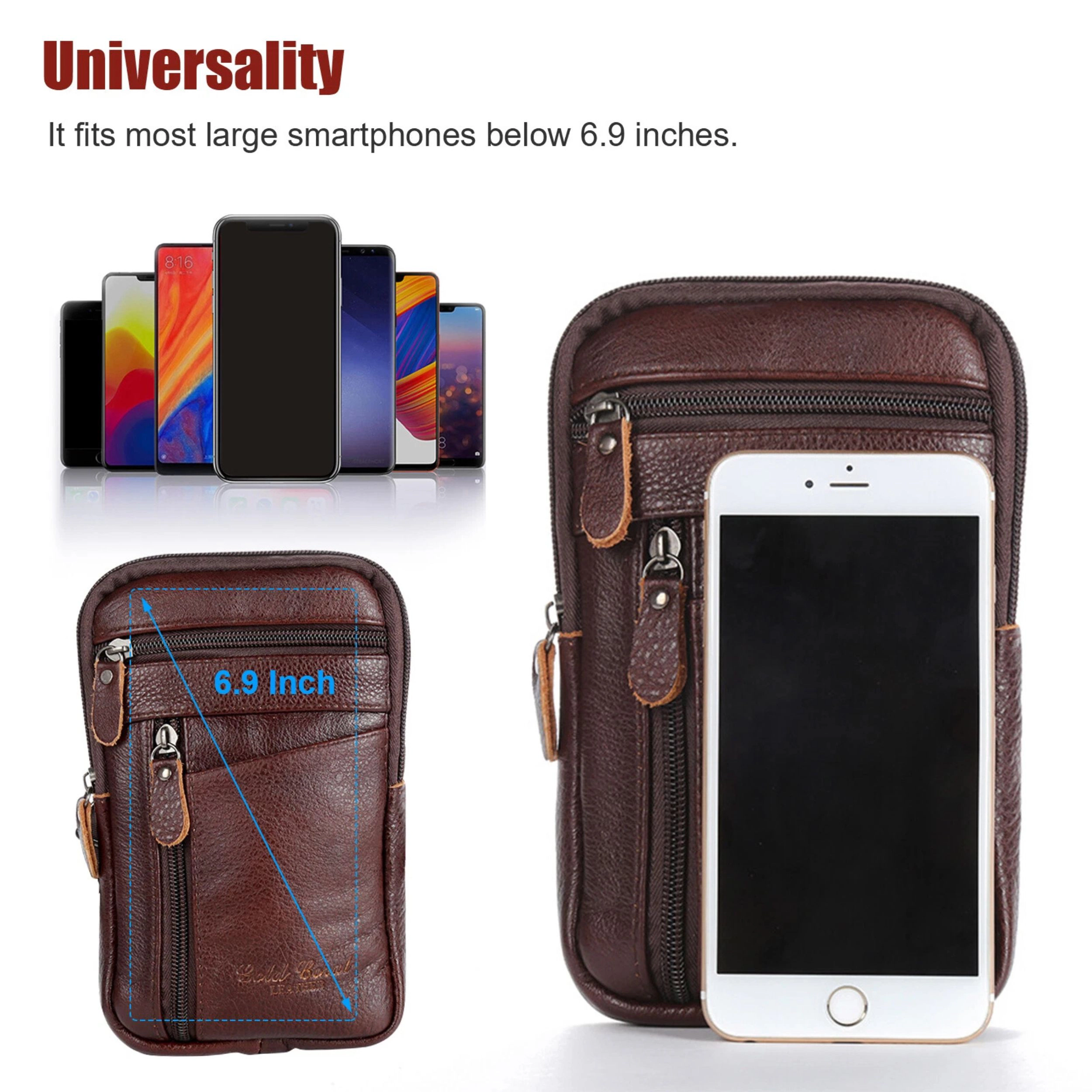 SS Design Phone Pouch Belt Bag Shoulder Crossbody Waist Pack Handbag