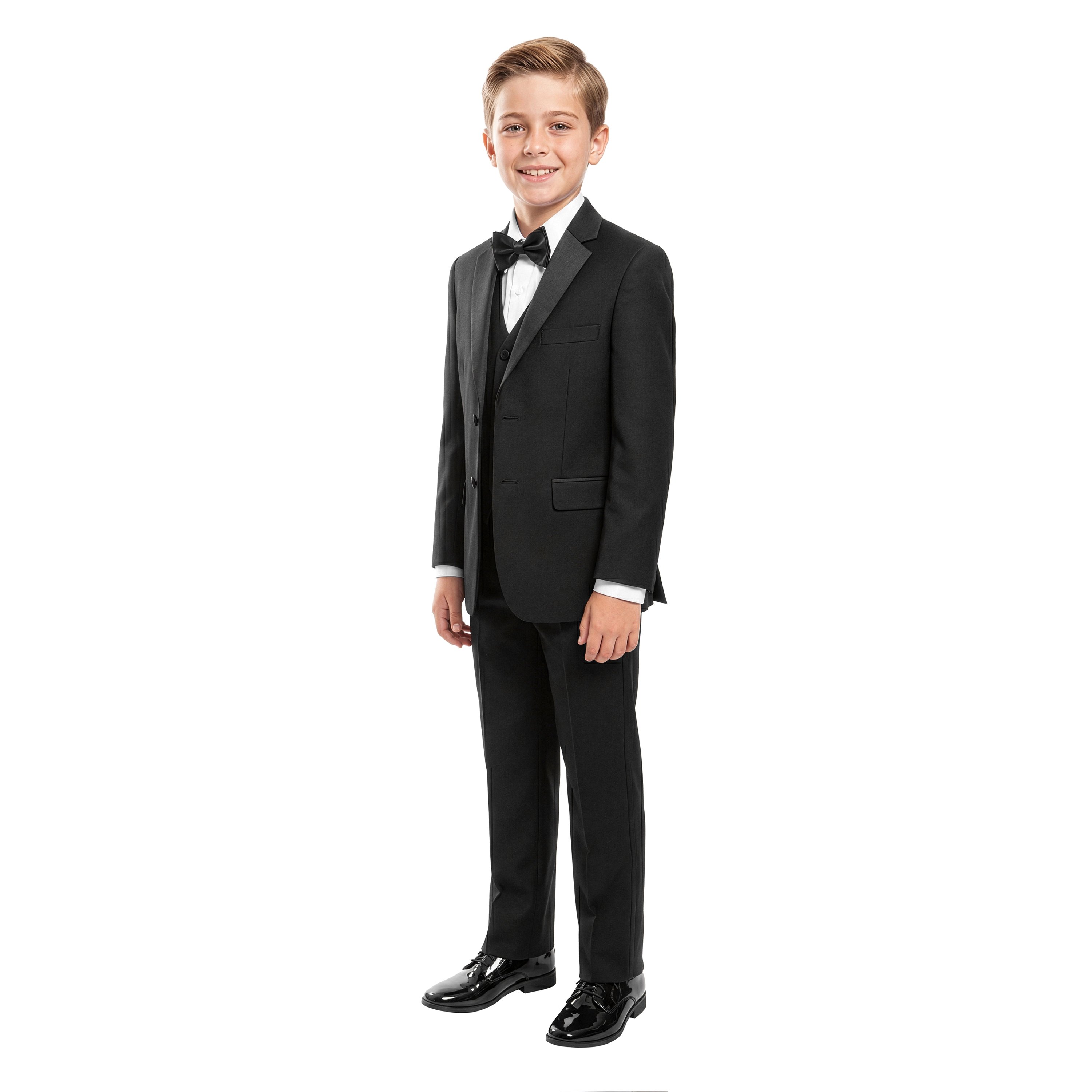 Tazzio Little & Big Boys 5-Pc. Solid Tuxedo Set