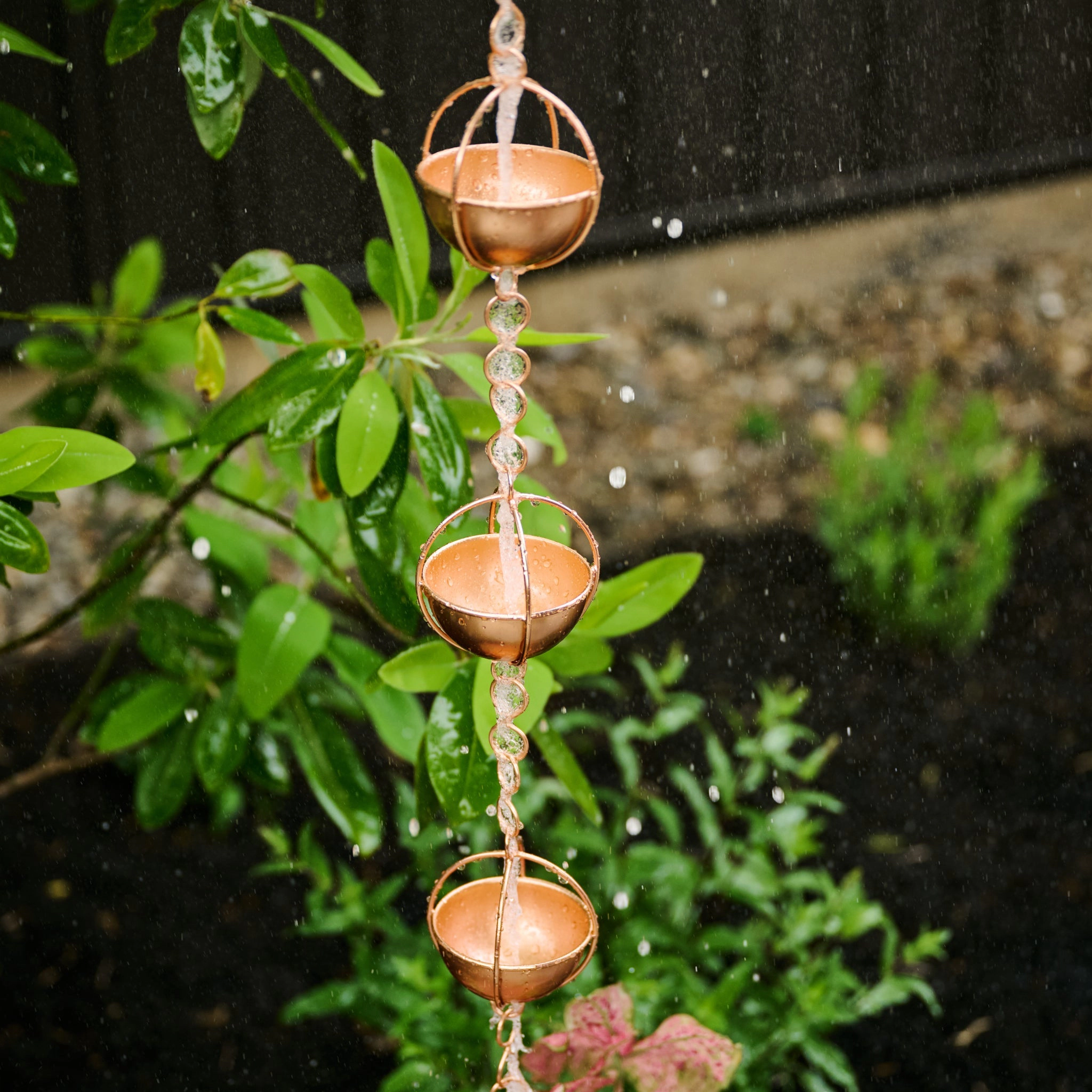 Ten Thousand Villages Prava Copper Rain Chain