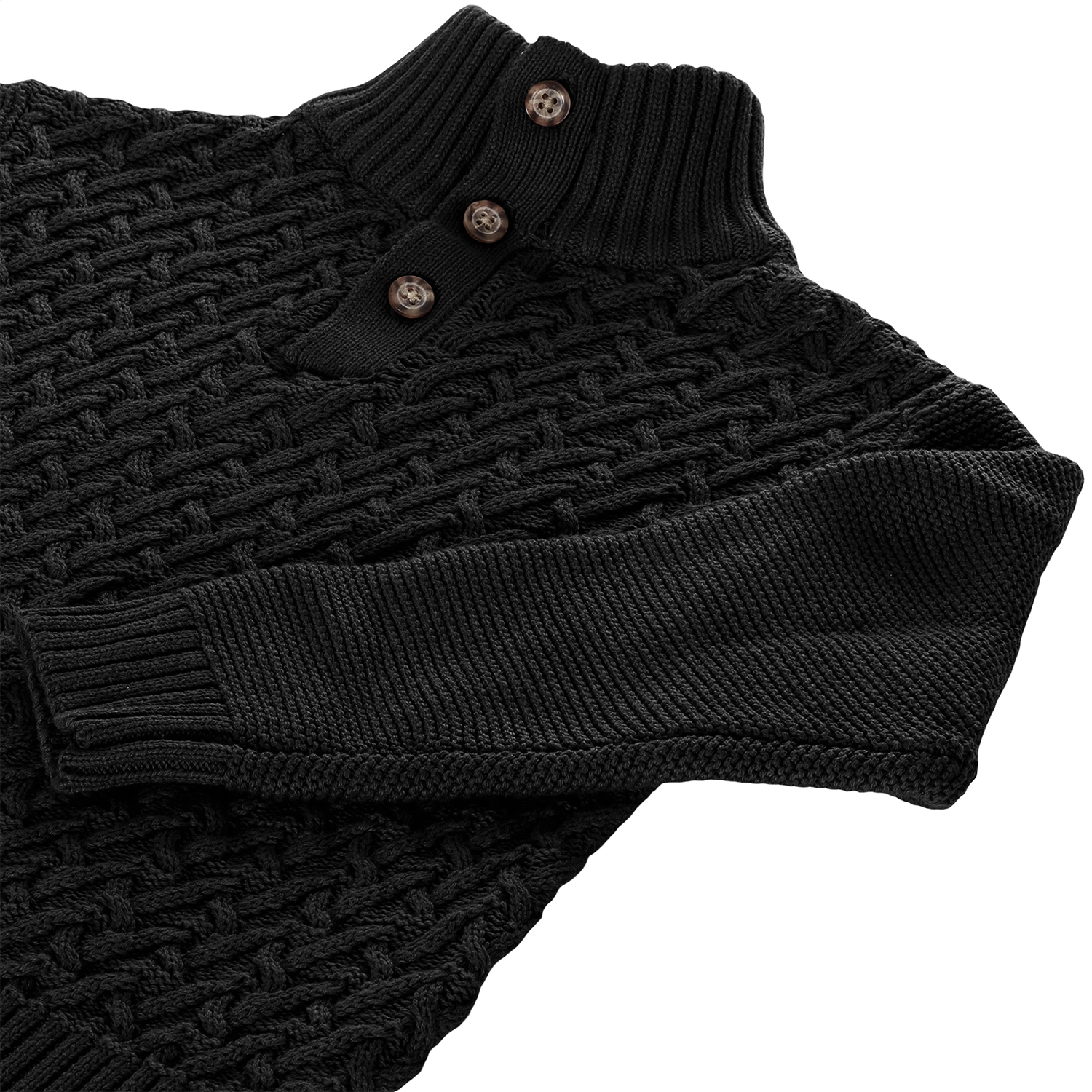 Gioberti Boy's Mock Neck Pullover Knitted Sweater