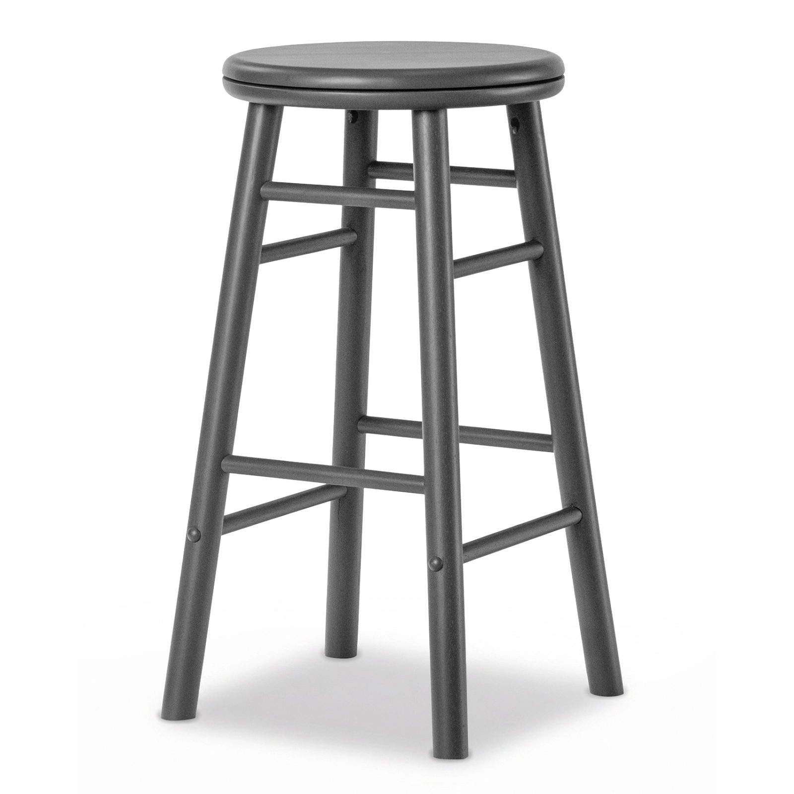 SUGIFT Footrests and Crossbars Set of 2 24 Inch Swivel Bar Stool