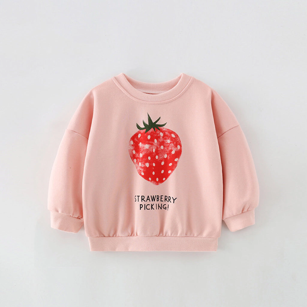 MyKids-USA Baby Girl Flower Print Pattern Solid Color Beautiful Hoodies