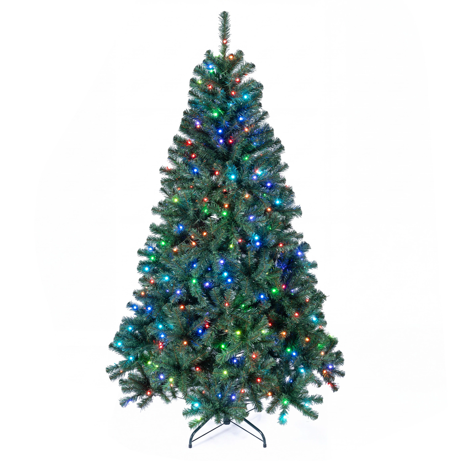 LJG 7.5/6 FT Smart Pencil Christmas Tree with Remote APP & RGB Lights Music Sync-6FT