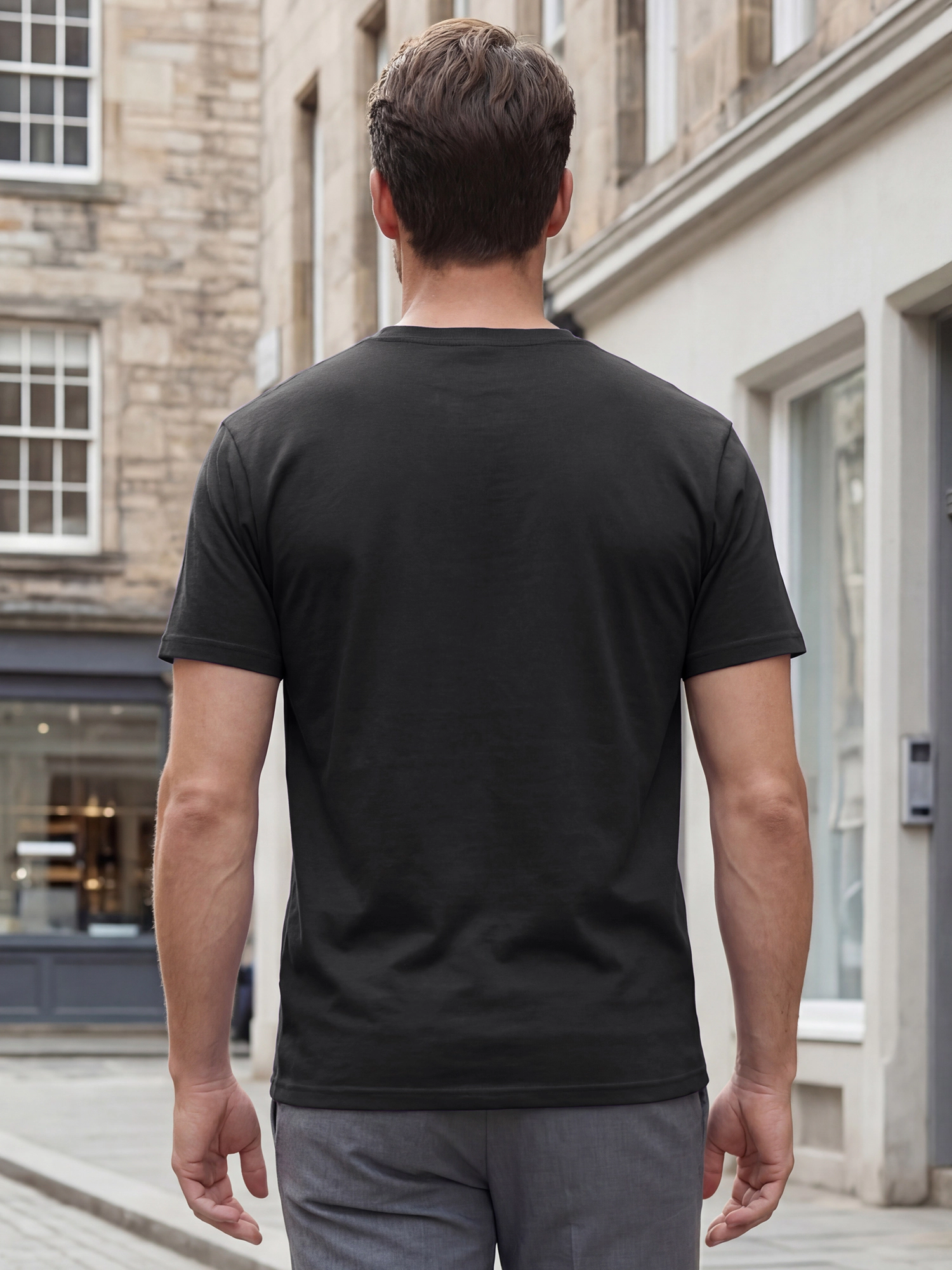 INSPIRE CHIC Men's Cotton Short Sleeve Summer Undershirt T-Shirt