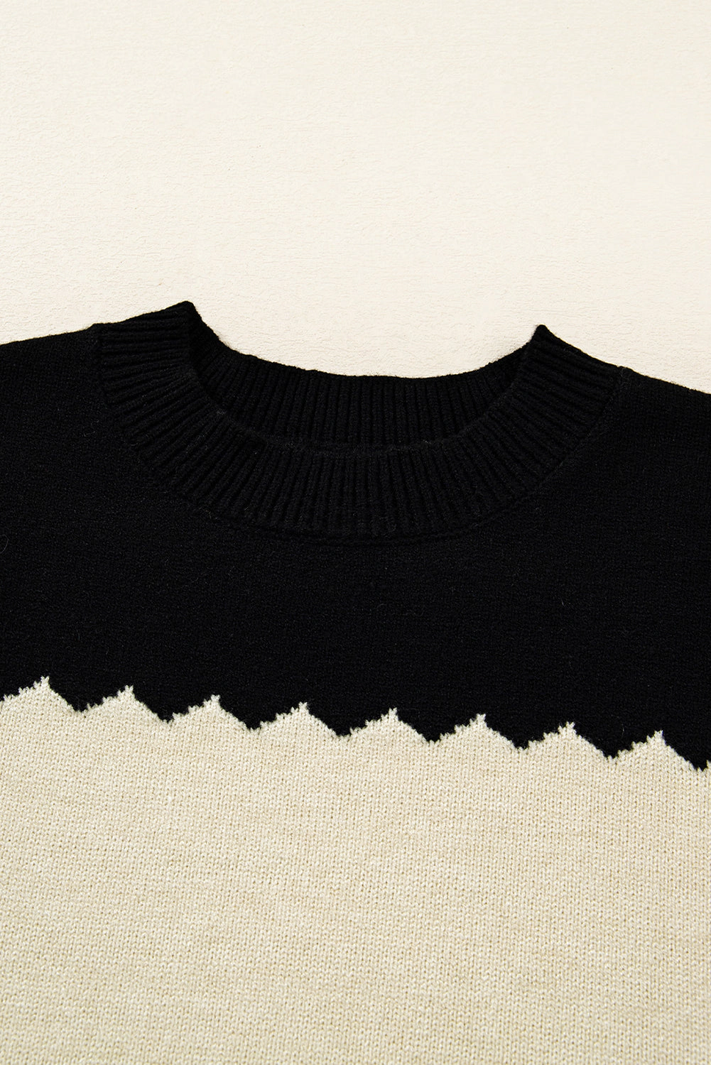 Threaded Pear Women's Harper Colorblock Drop Shoulder Sweater
