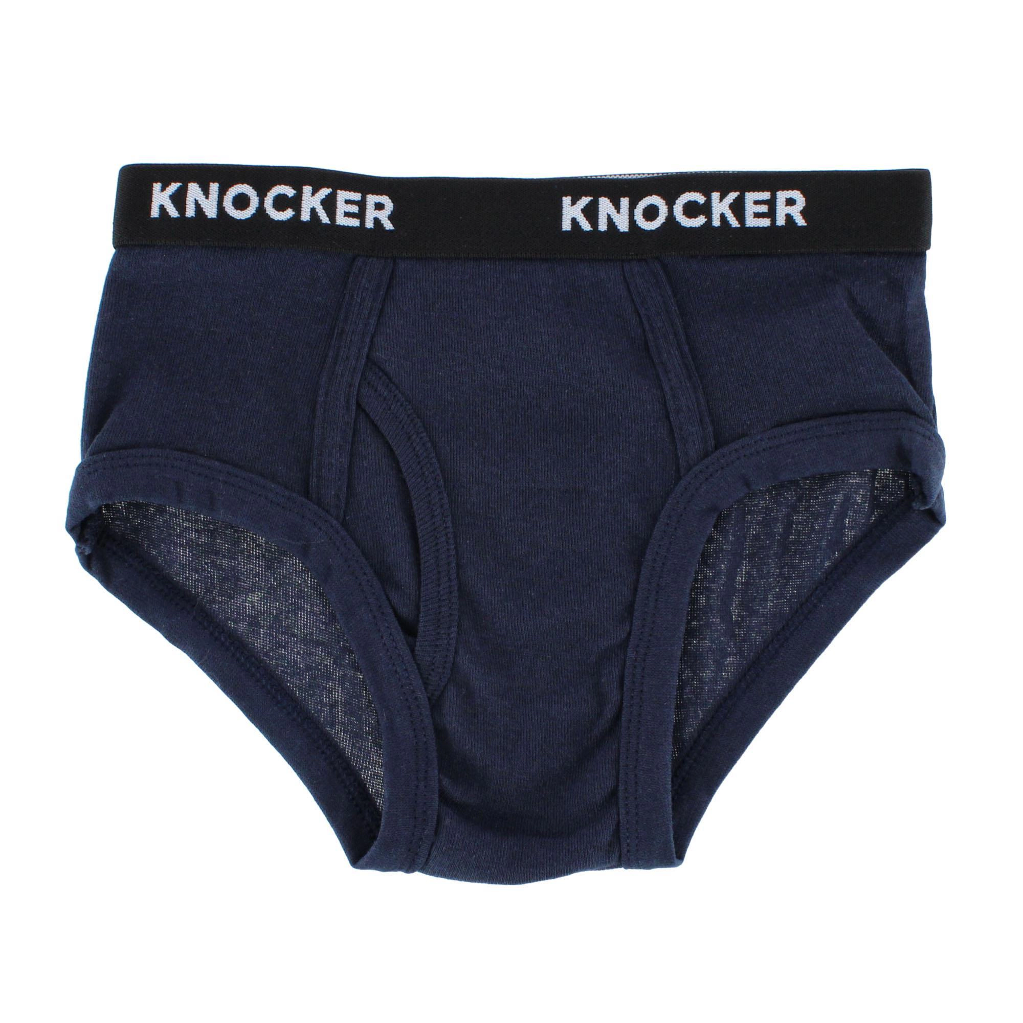 Knocker Boy's Cotton Band Briefs (3 Pack)