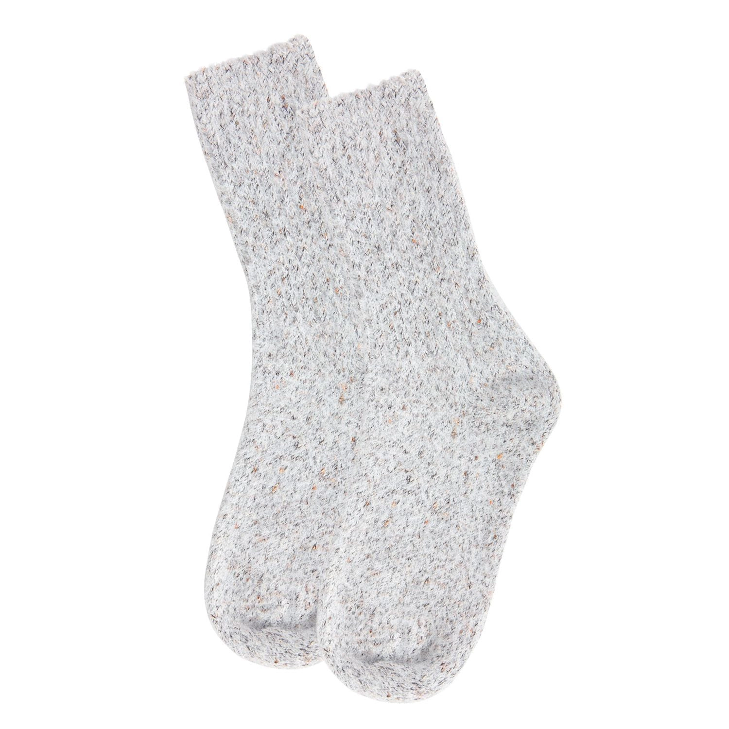 MeMoi Women's Pretty Plush Glitter Crew Socks