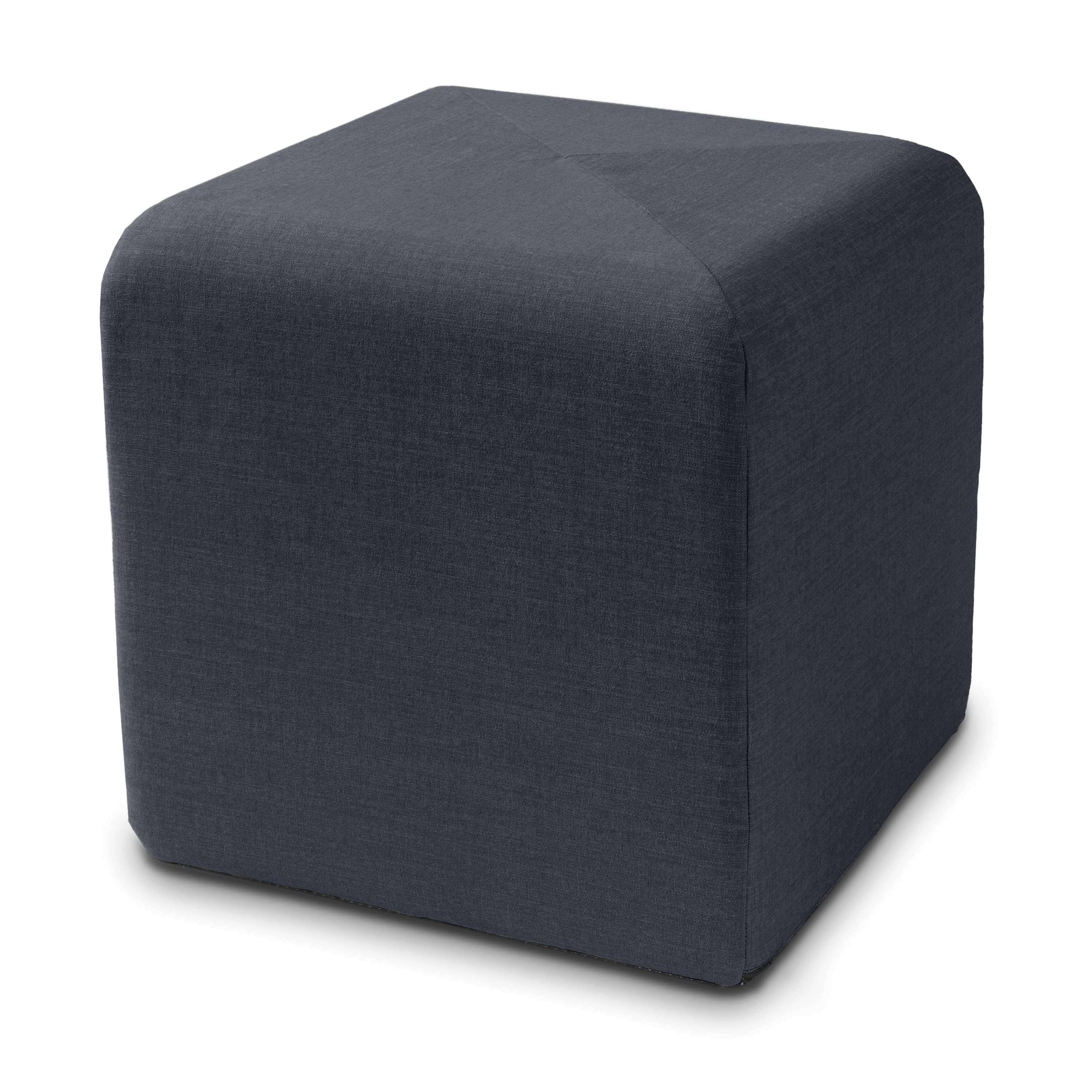 Jaxx Monroe Square Foam Ottoman with Stain Resistant Performance Fabric