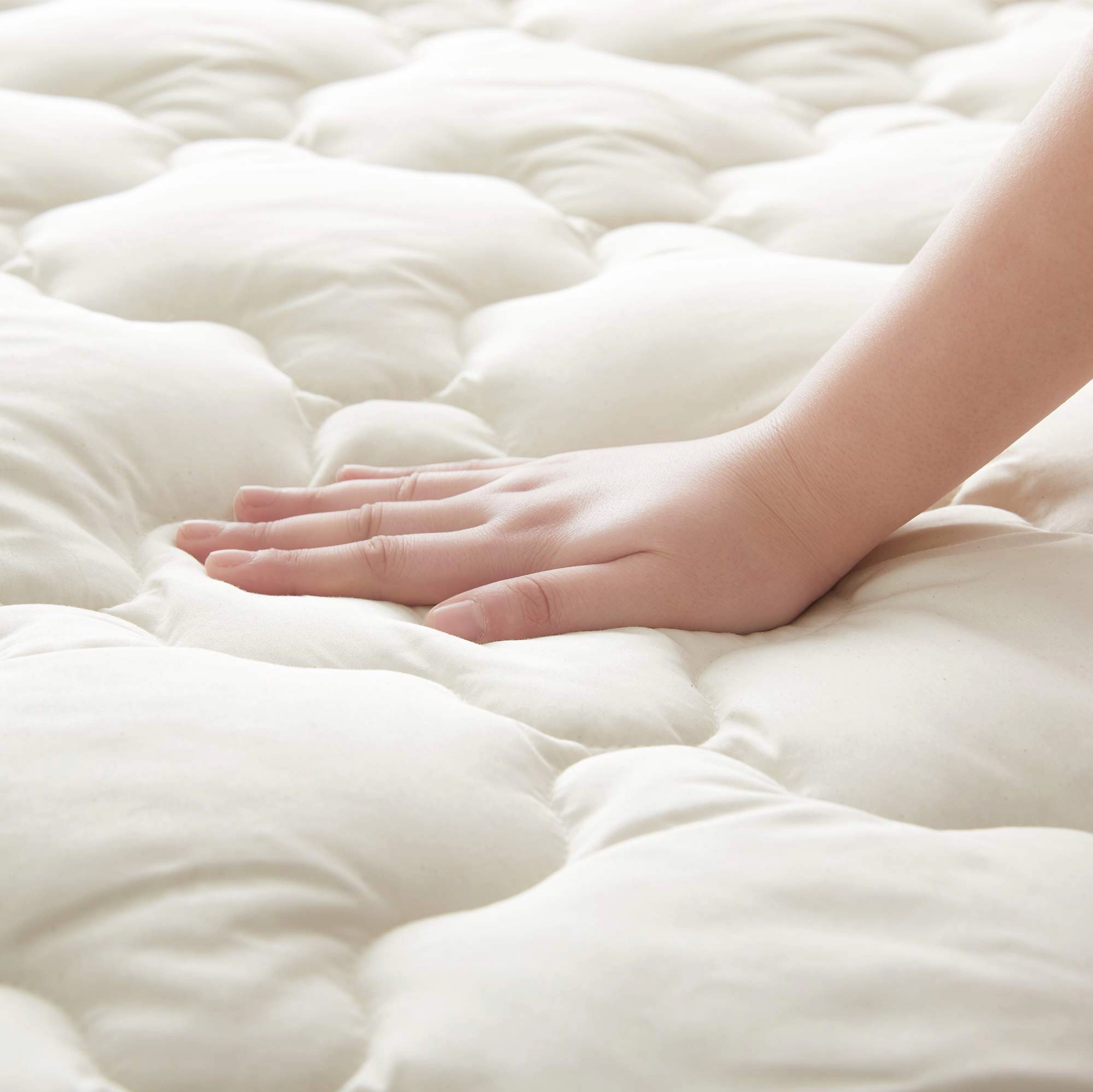 Unikome 100% Organic Cotton Mattress Pad – Soft, Breathable & Protective