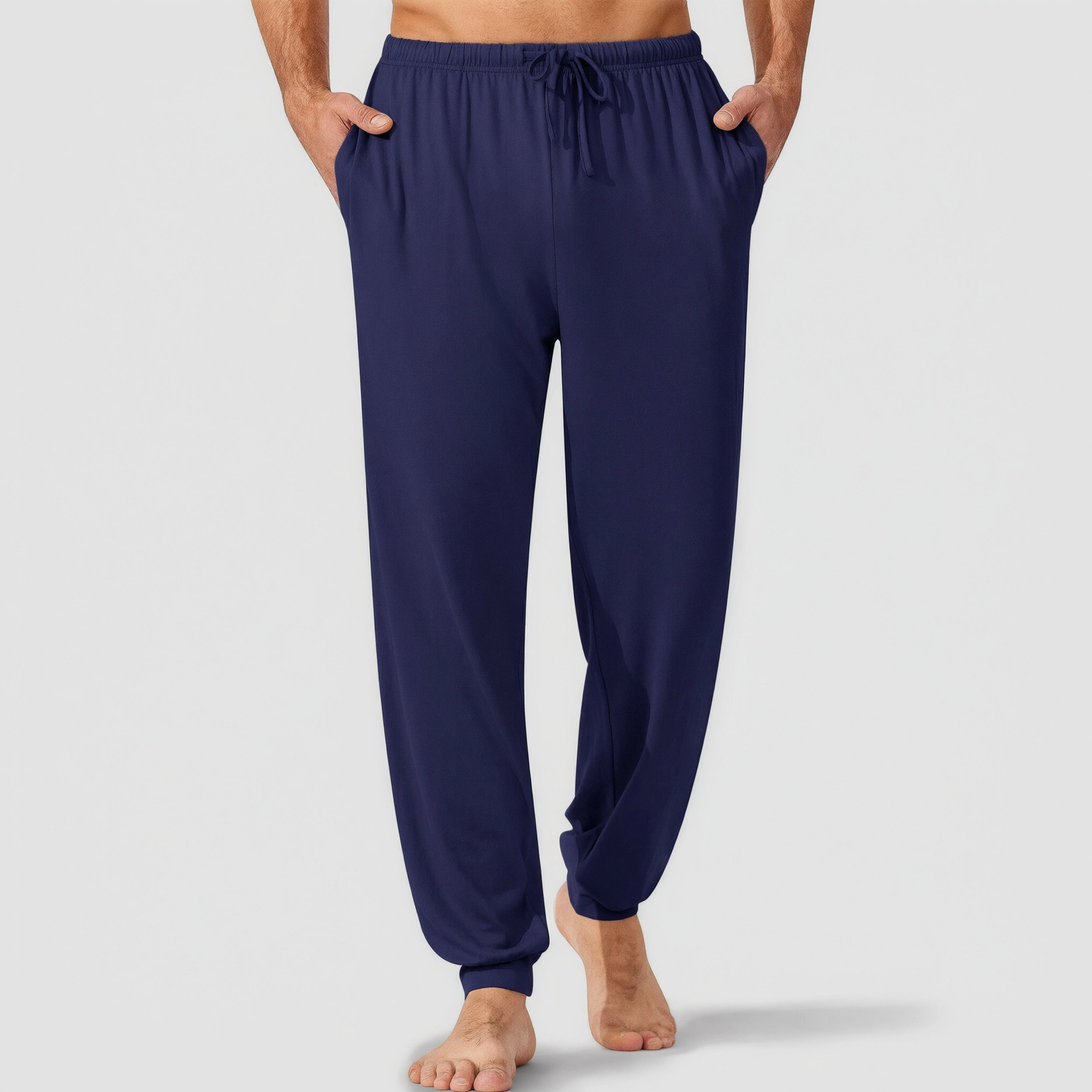 Ekouaer Men's Pajama Pants, Lightweight Loungewear, Comfy Jogger Sleep Pant Long Pj Bottoms