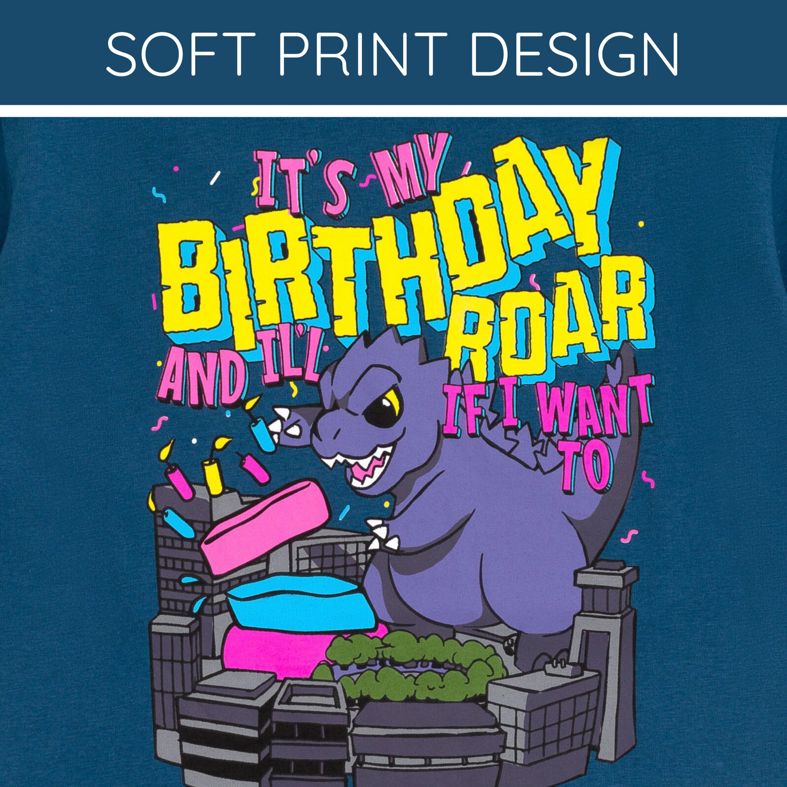 Godzilla Boys' Birthday T-Shirt