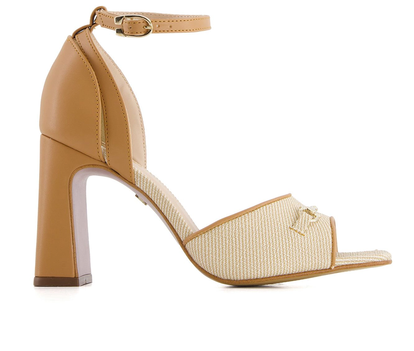 Andrea Womens Heeled Ankle Strap Sandals
