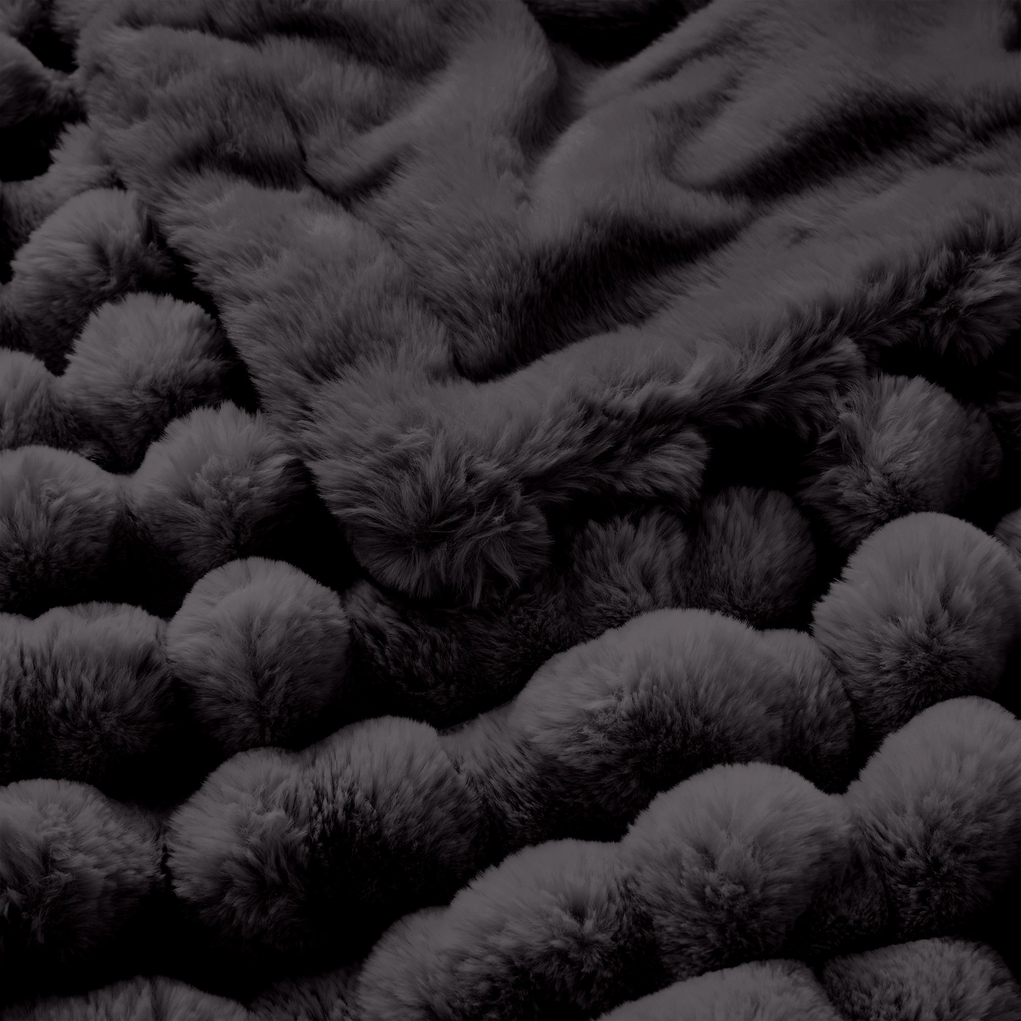 PEACENEST Reversible Plush Faux Fur Throw Blanket, 50" x 60"
