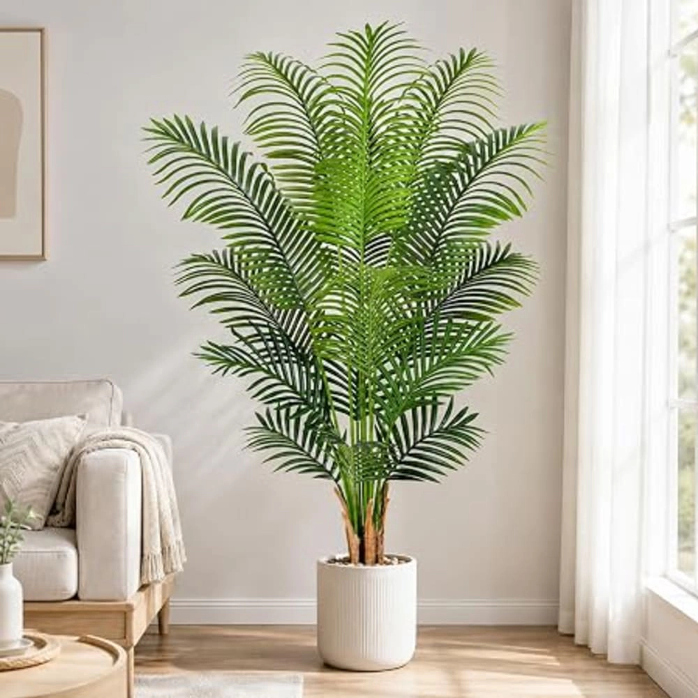 Whimsy Toys 5ft Artificial Palm Tree Indoor Plant
